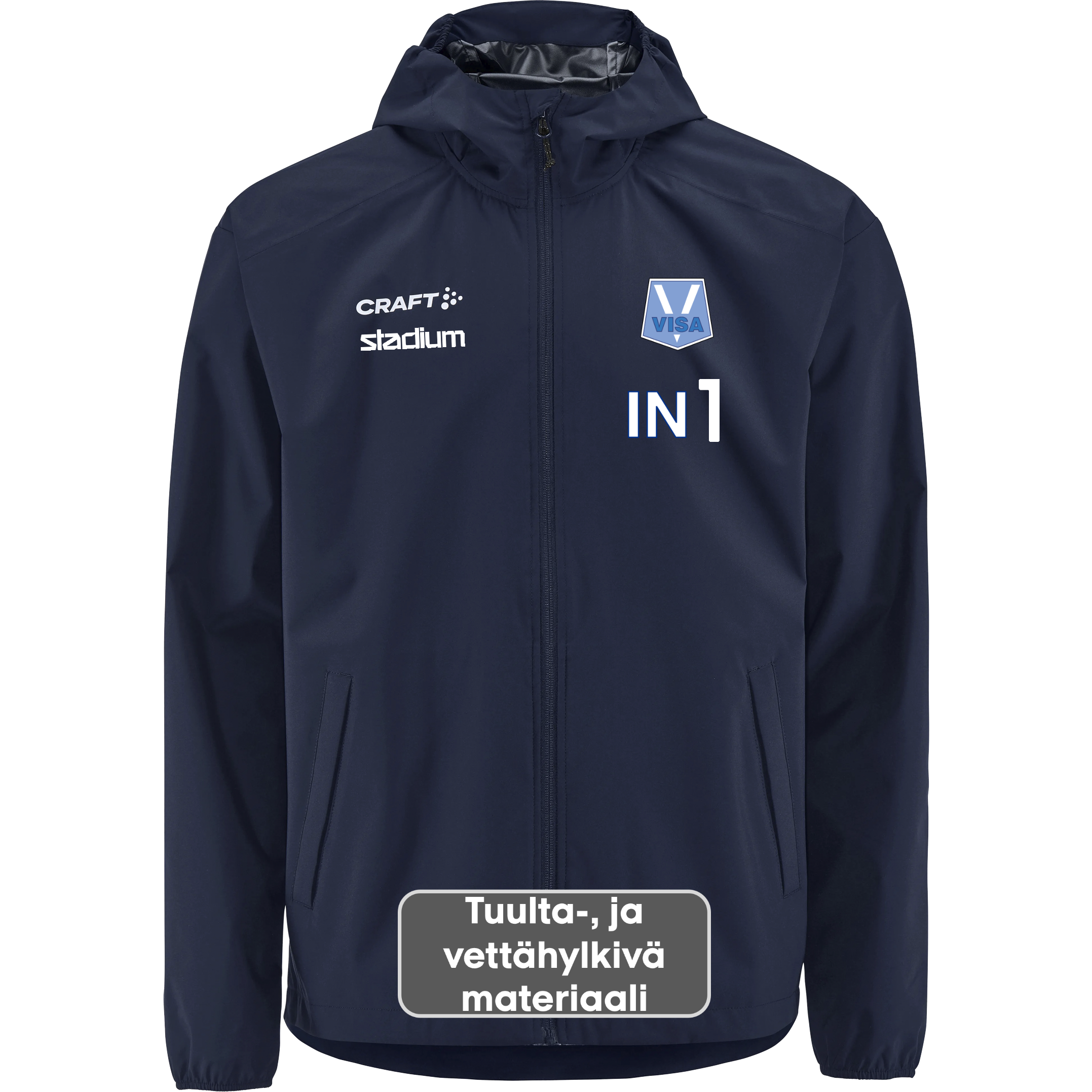 
CRAFT, 
SQUAD GO WEATHER JACKET, 
Detail 1
