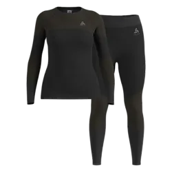 W FUNDAMENTALS PERFORMANCE WARM SET LONG - BLACK Standard Small1x1