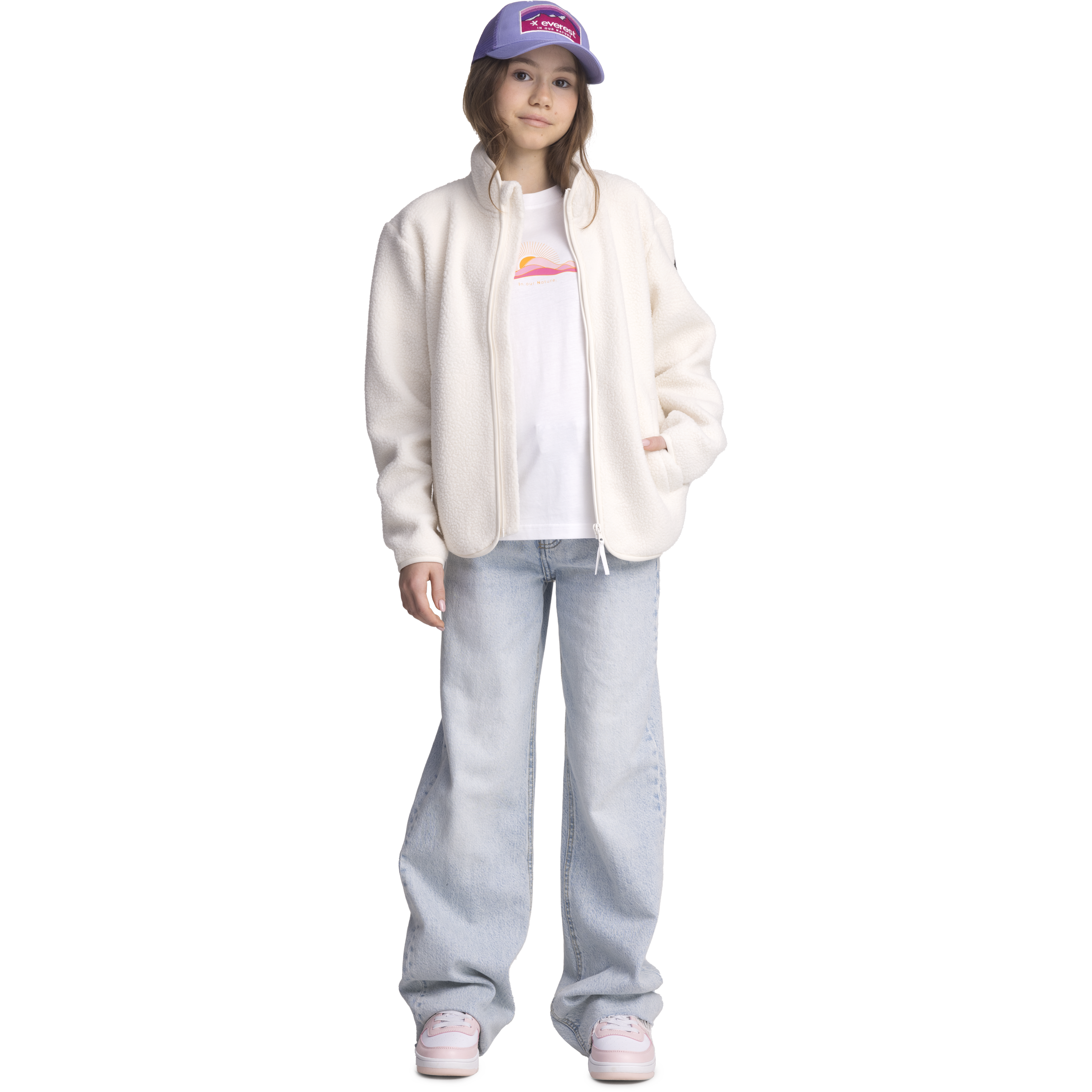 EVEREST, J Pile Zip Shirt