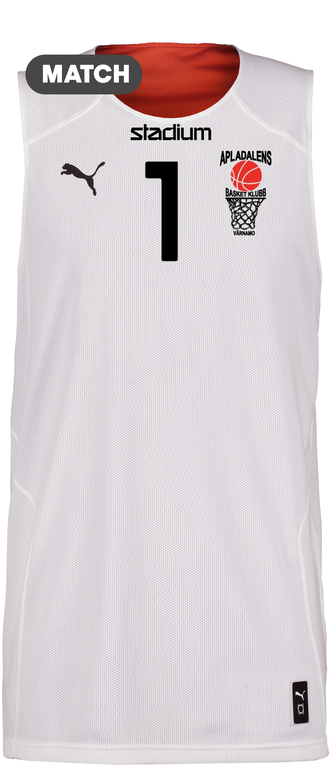 PUMA, Hoops Team Junior Reversible Practice Jersey