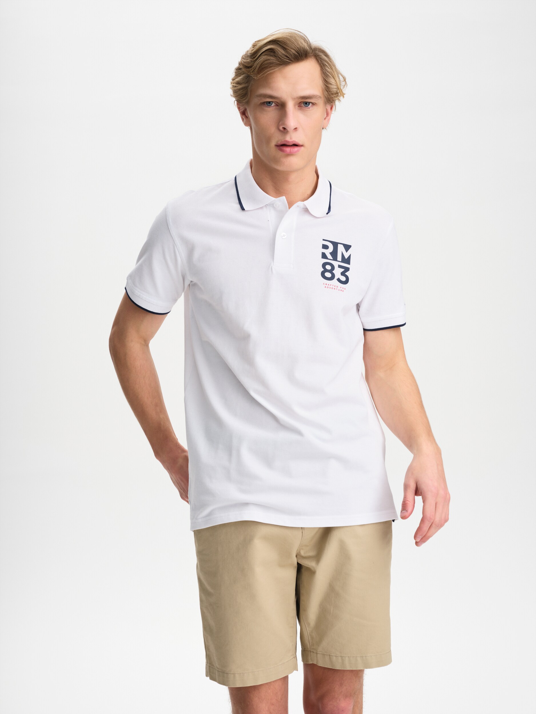 
RACE MARINE, 
M RACE CLUB PIQU&Eacute;, 
Detail 1
