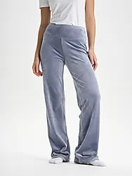 W Holiday Velvet Pant - Purple Wind Model01 Small1x1