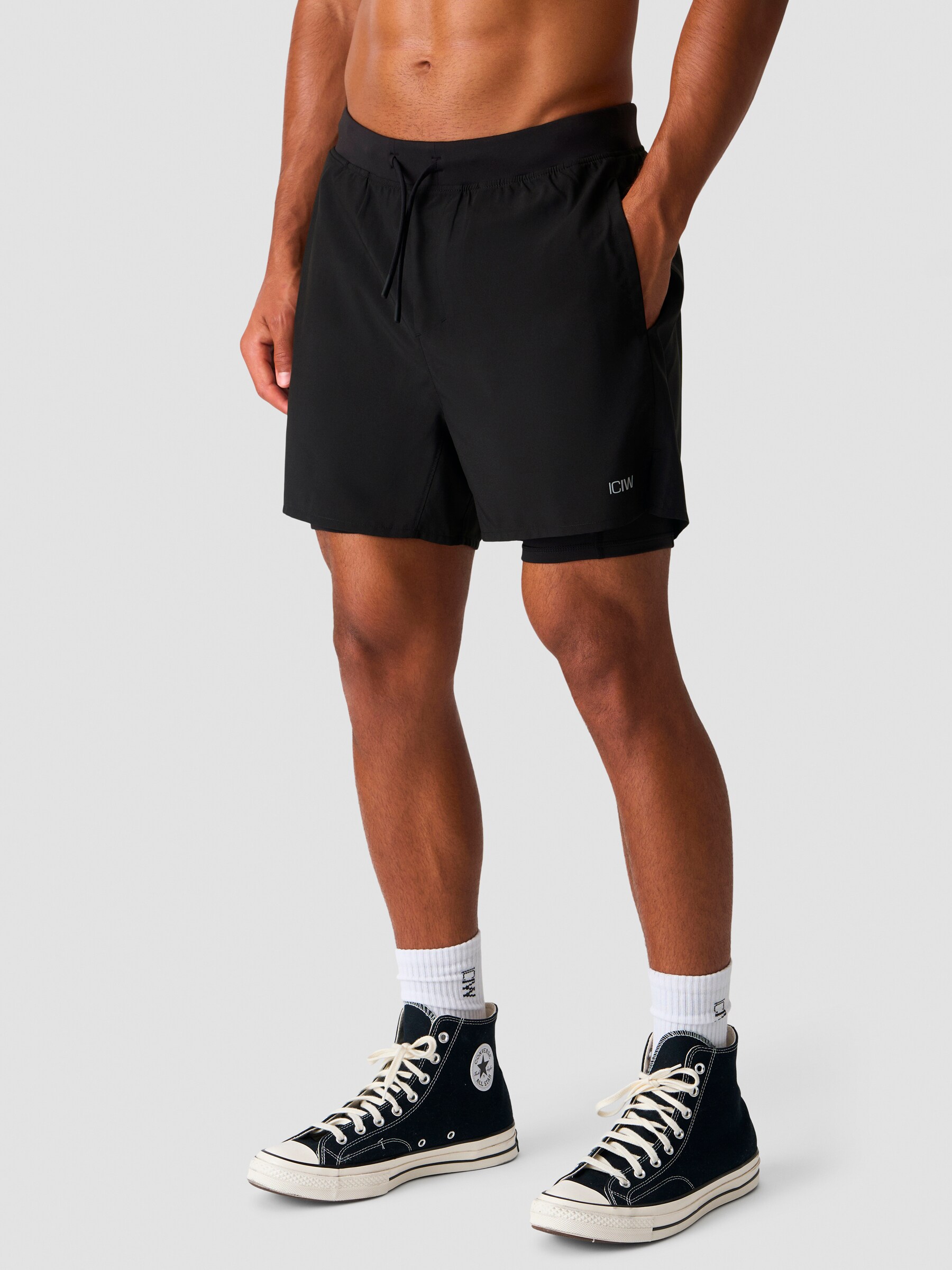 
ICANIWILL, 
M WORKOUT 2-IN-1 SHORTS 5", 
Detail 1
