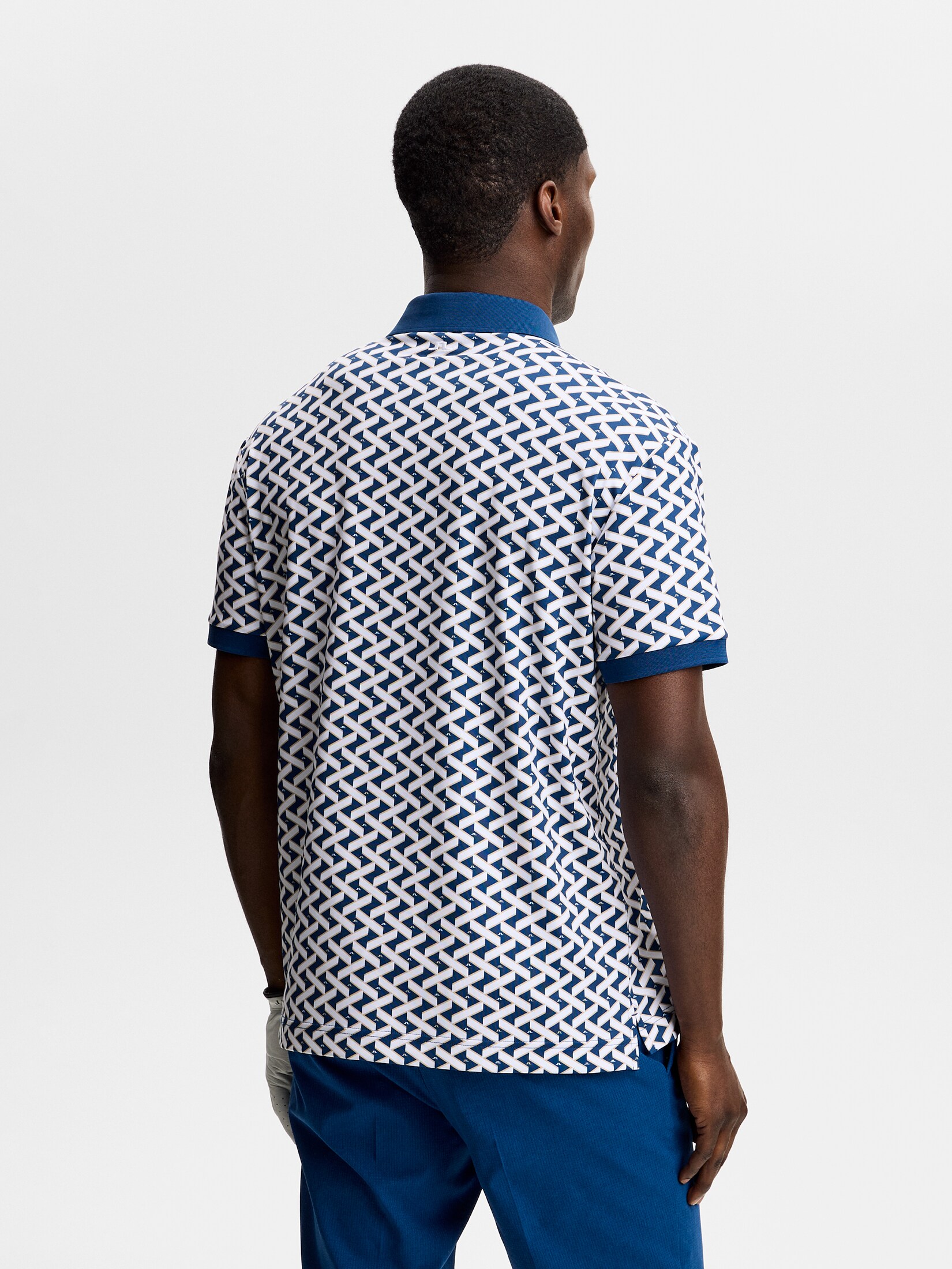 J LINDEBERG, TOUR TECH PRINT POLO