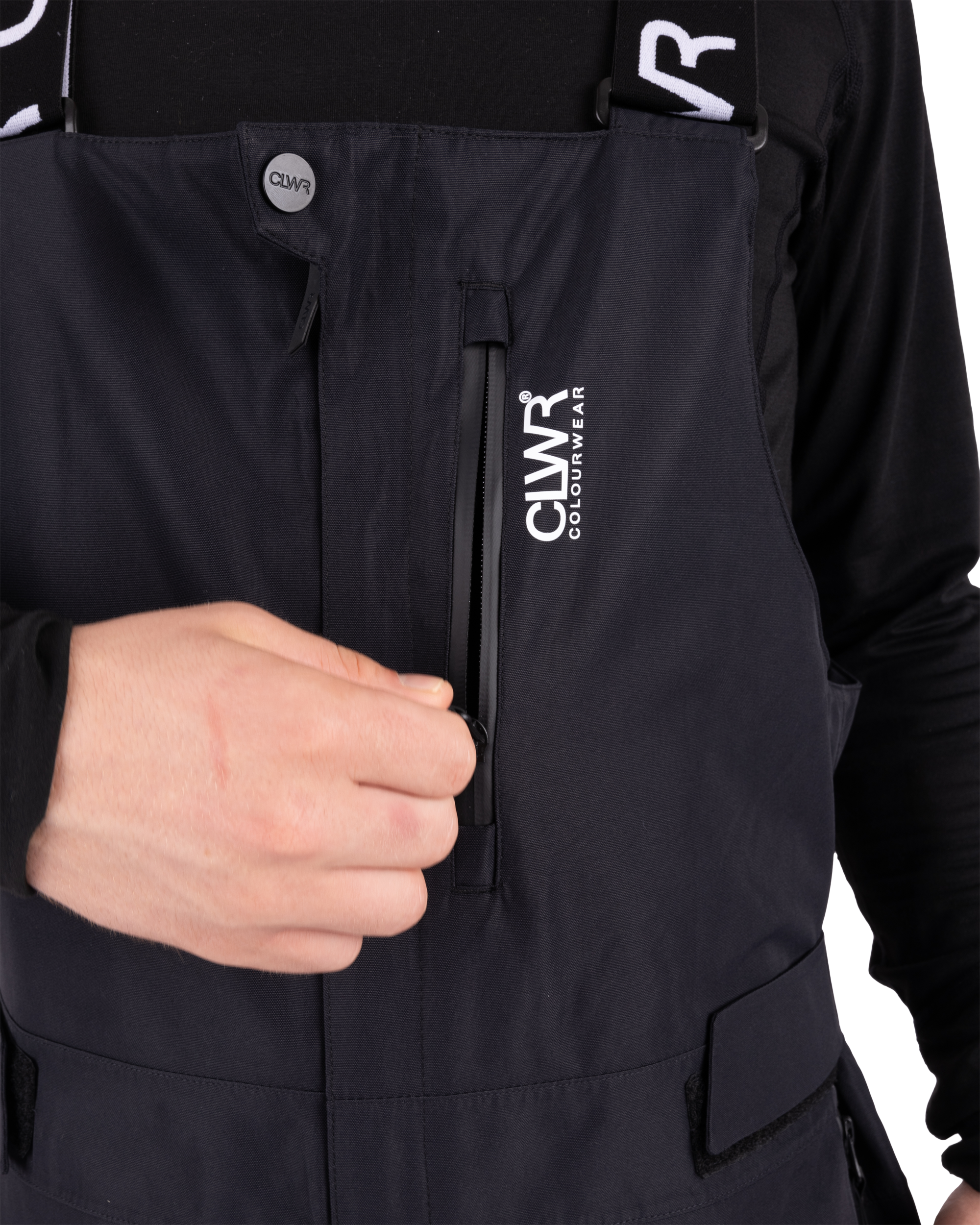 COLOUR WEAR, M Slash Bib Pants