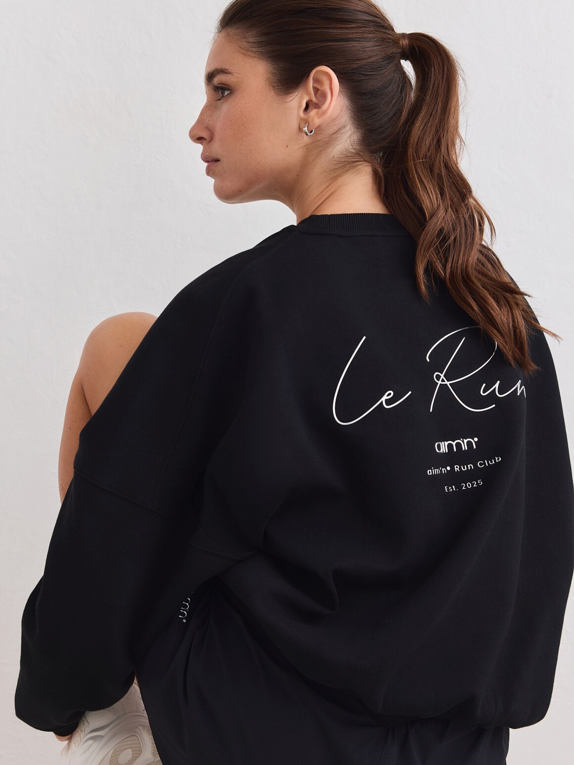 AIM&acute;N, W LE RUN RUNNING SWEATSHIRT
