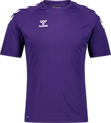 Core Xk Poly Tee Ss Jr - Purple/White Standard Small1x1