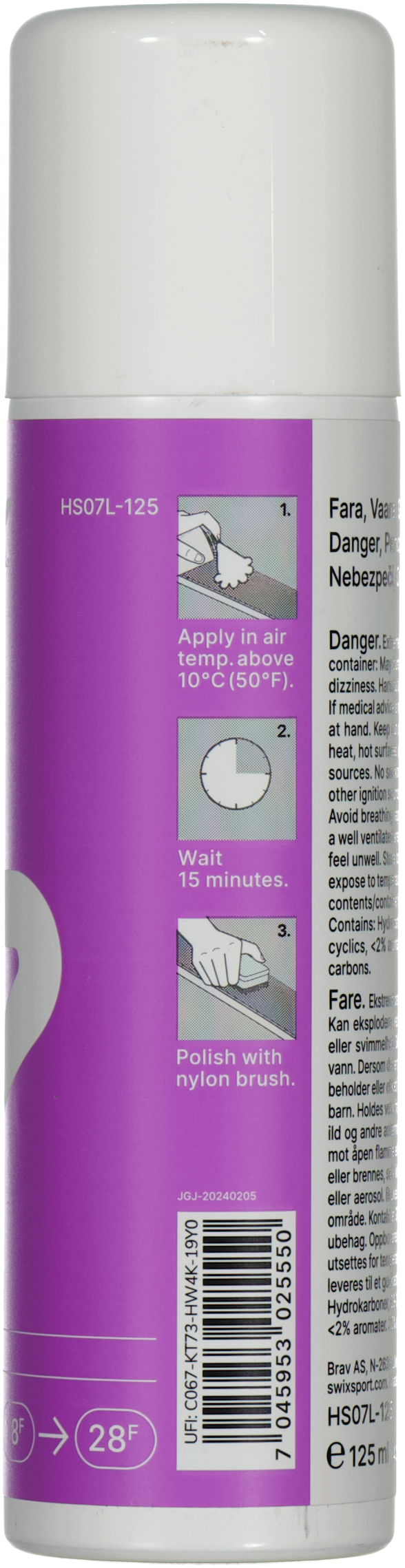 SWIX, Hs Liquid Glide 125ml