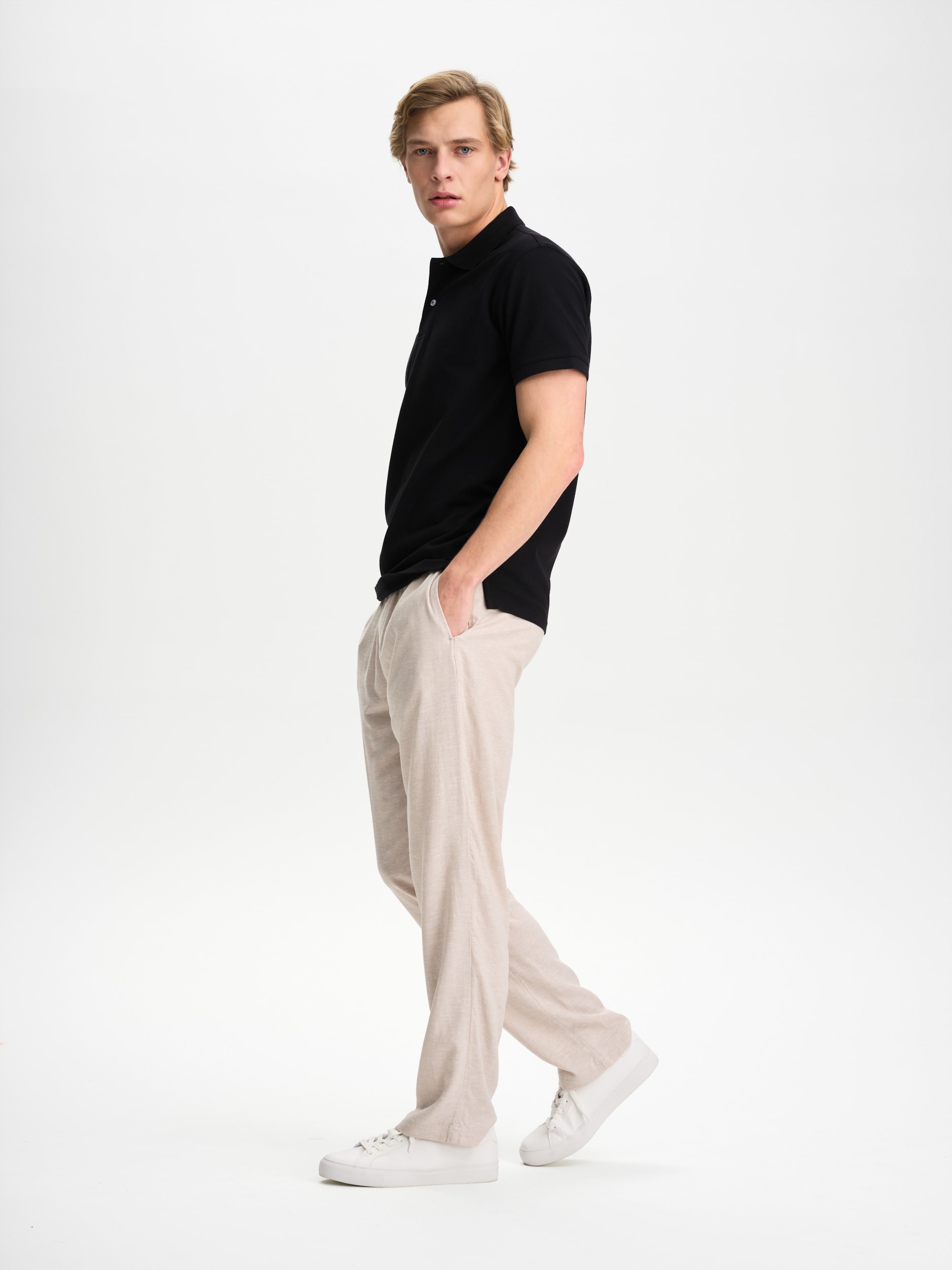RACE MARINE, M COAST LINEN PANT