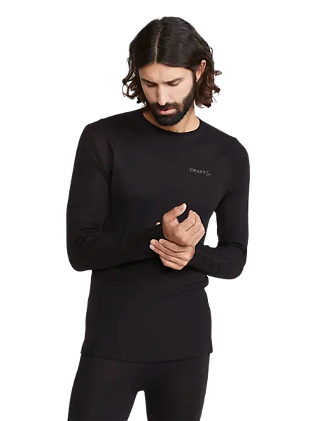 397825102101 CRAFT M Adv Wool Merino Rn Ls 397825102101 CRAFT M Adv Wool Merino Rn Ls Model01 Detail
