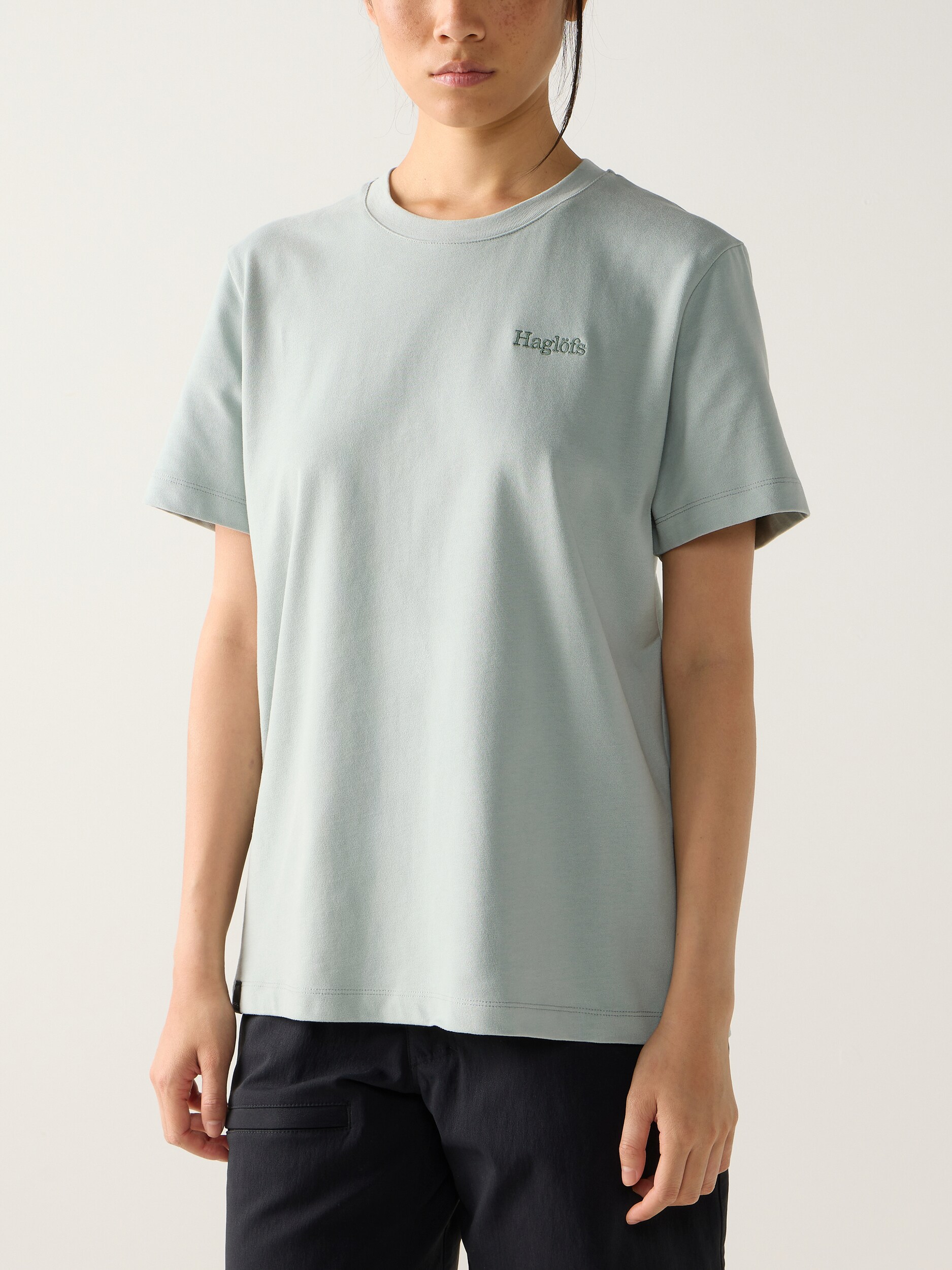 
HAGL&Ouml;FS, 
W HAGL&Ouml;FS TEE WOMEN, 
Detail 1
