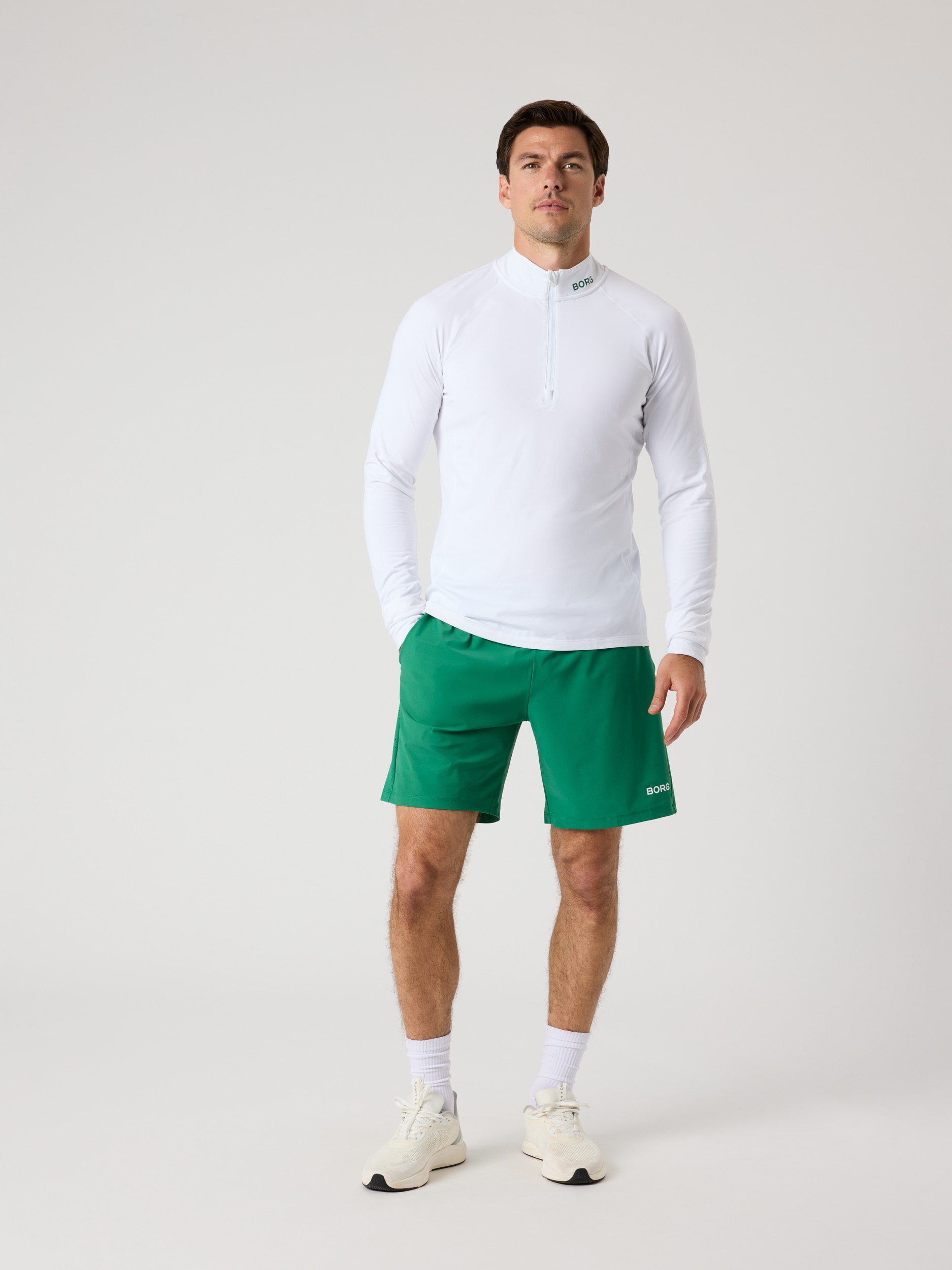 BJ&Ouml;RN BORG, BORG GOLF MIDLAYER HALF ZIP