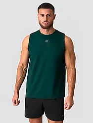 STRIDE SLEEVELESS TEE M - WET GREEN Model01 Small1x1