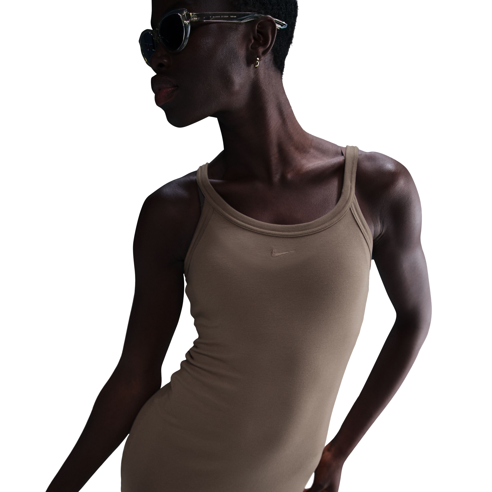 NIKE, W Chill Knt Mrib Tnk Dress