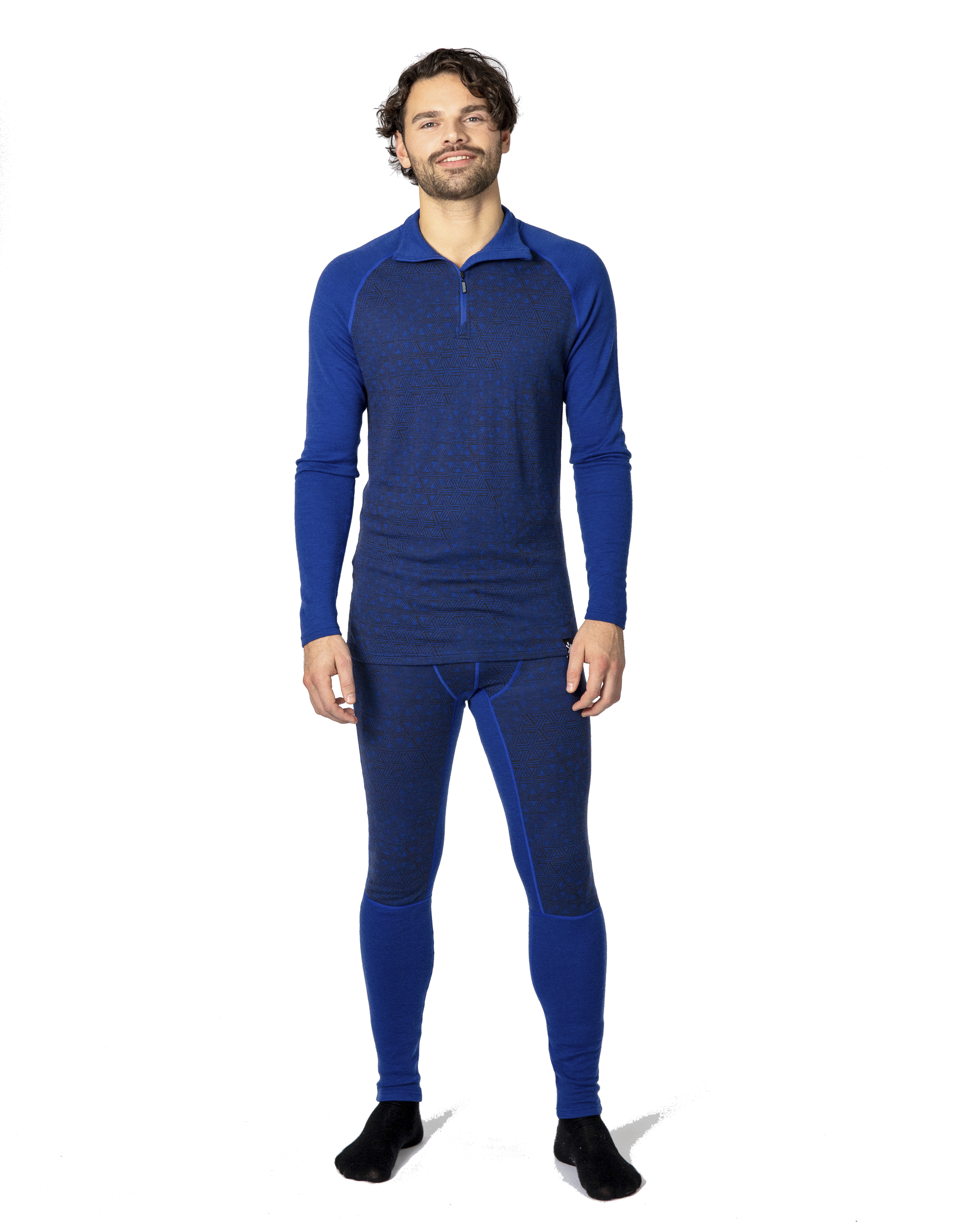 BULA, M Geo Merino Wool Halfzip