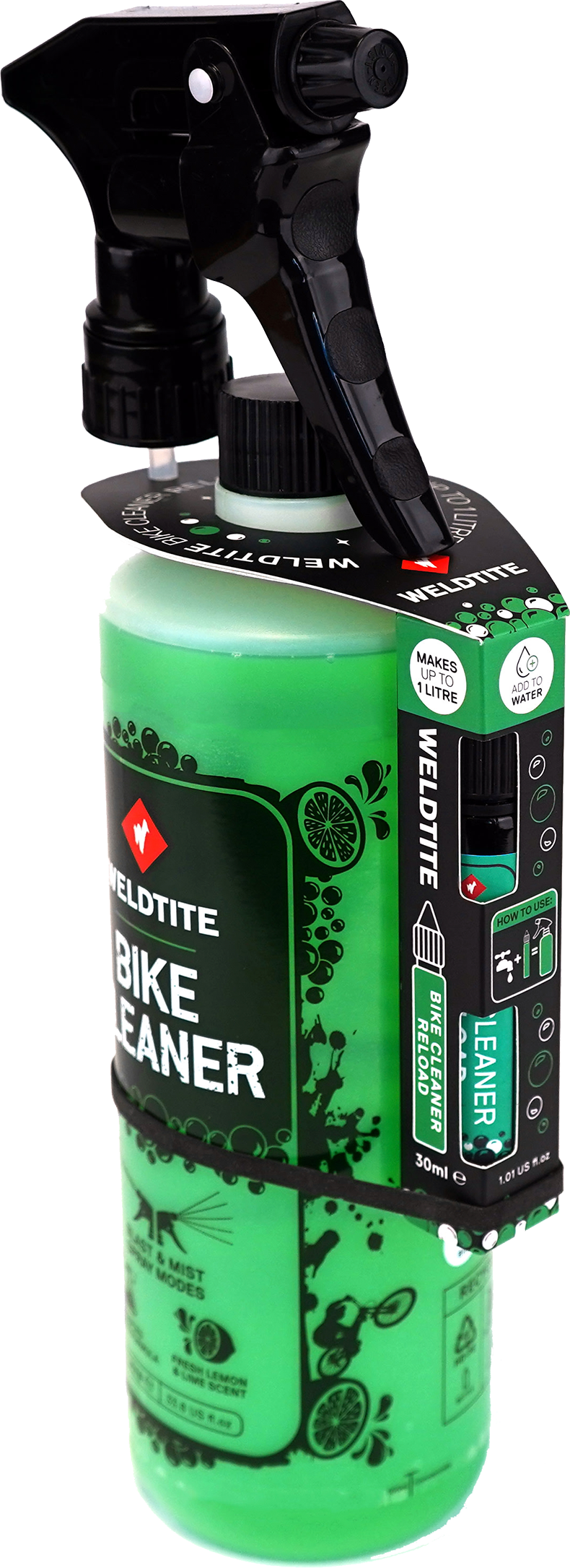 
WELDTITE, 
BIKE CLEANER 1L - LINE WITH 30ML RELOAD, 
Detail 1
