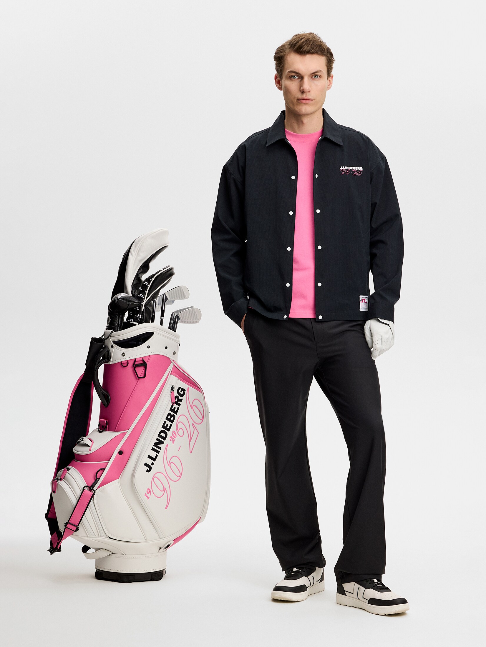 J LINDEBERG, 30Y CAM COACH JACKET