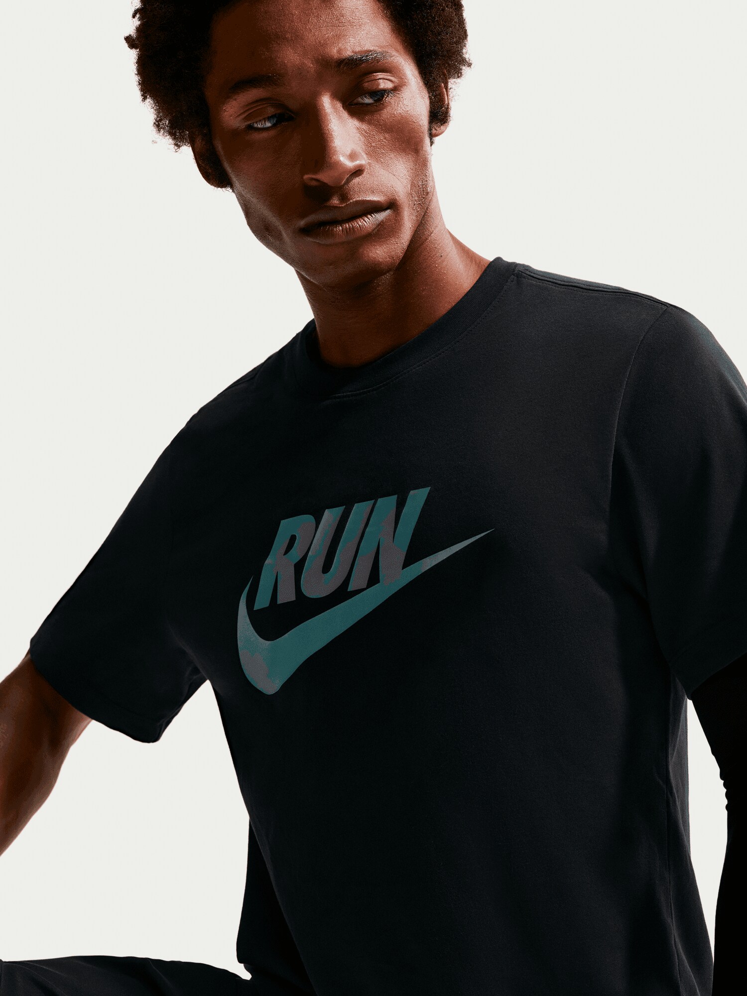 NIKE, NIKE MEN'S DRI-FIT RUNNING T-SHIRT