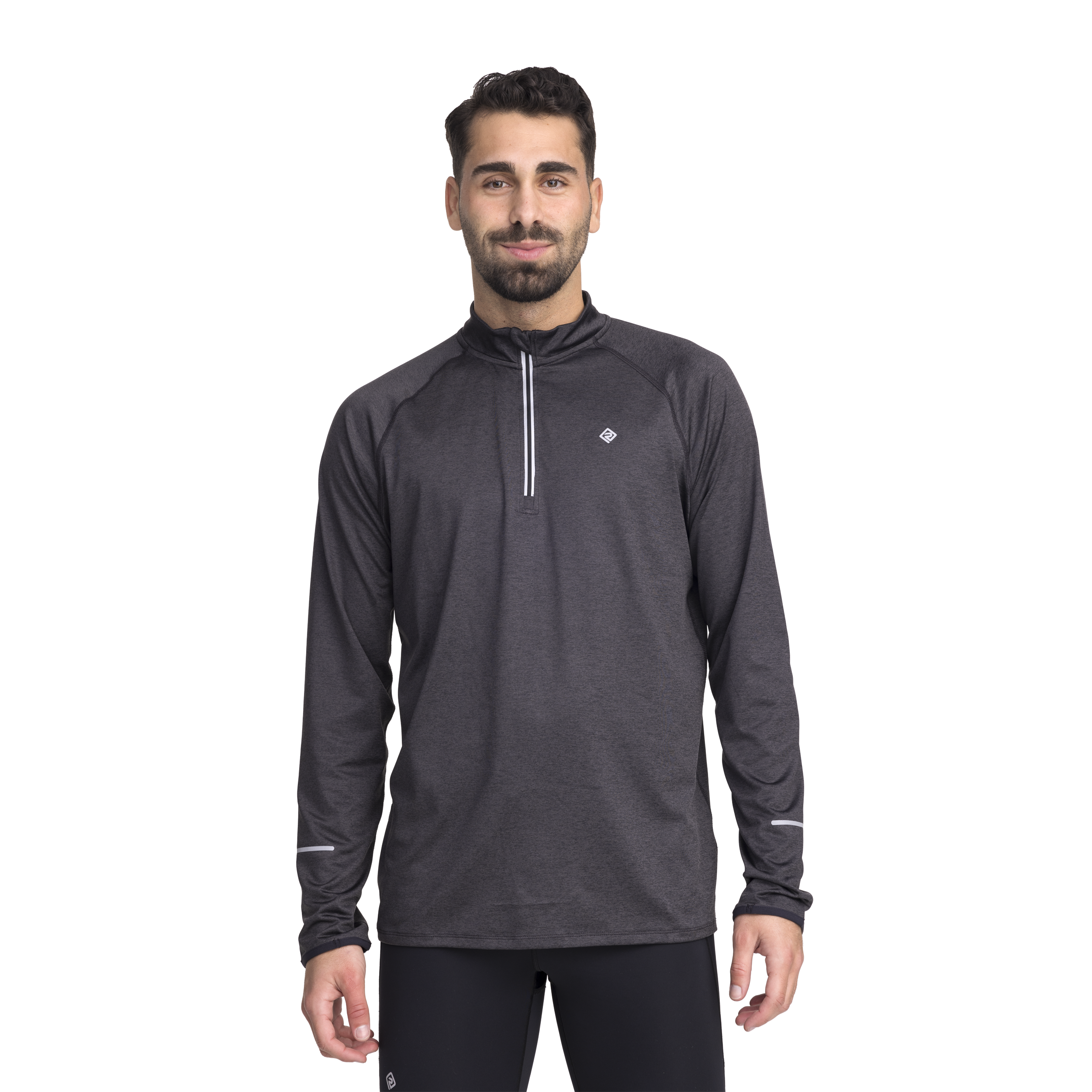 
RONHILL, 
Run Half Zip, Langermet Treningstr&oslash;ye, Herre, 
Detail 1
