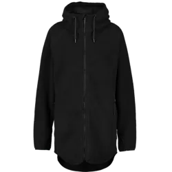 Pile Long Hood, Pitkä Fleecetakki, Naisten - Black Standard Small1x1