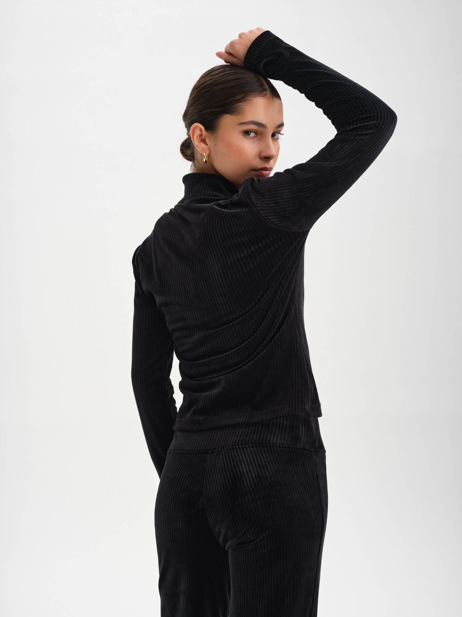 SOC, W Holiday Velvet Zip