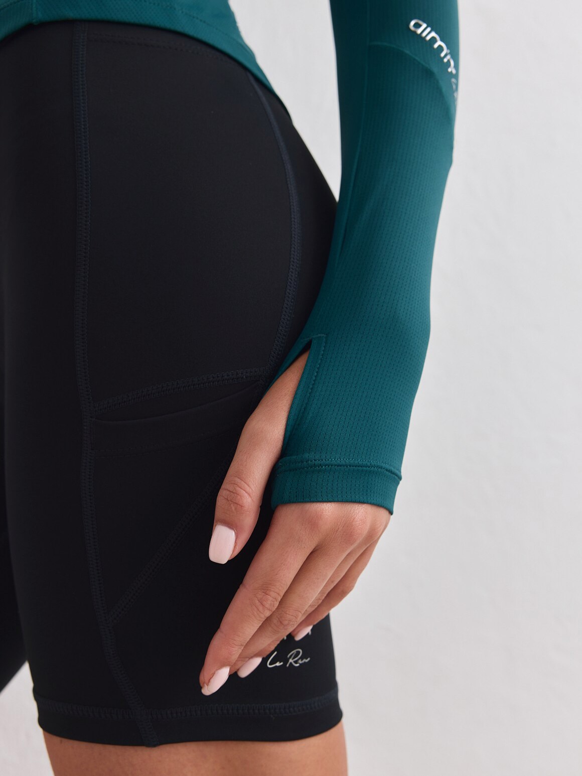 AIM&acute;N, W RUNNING ZIP LONG SLEEVE
