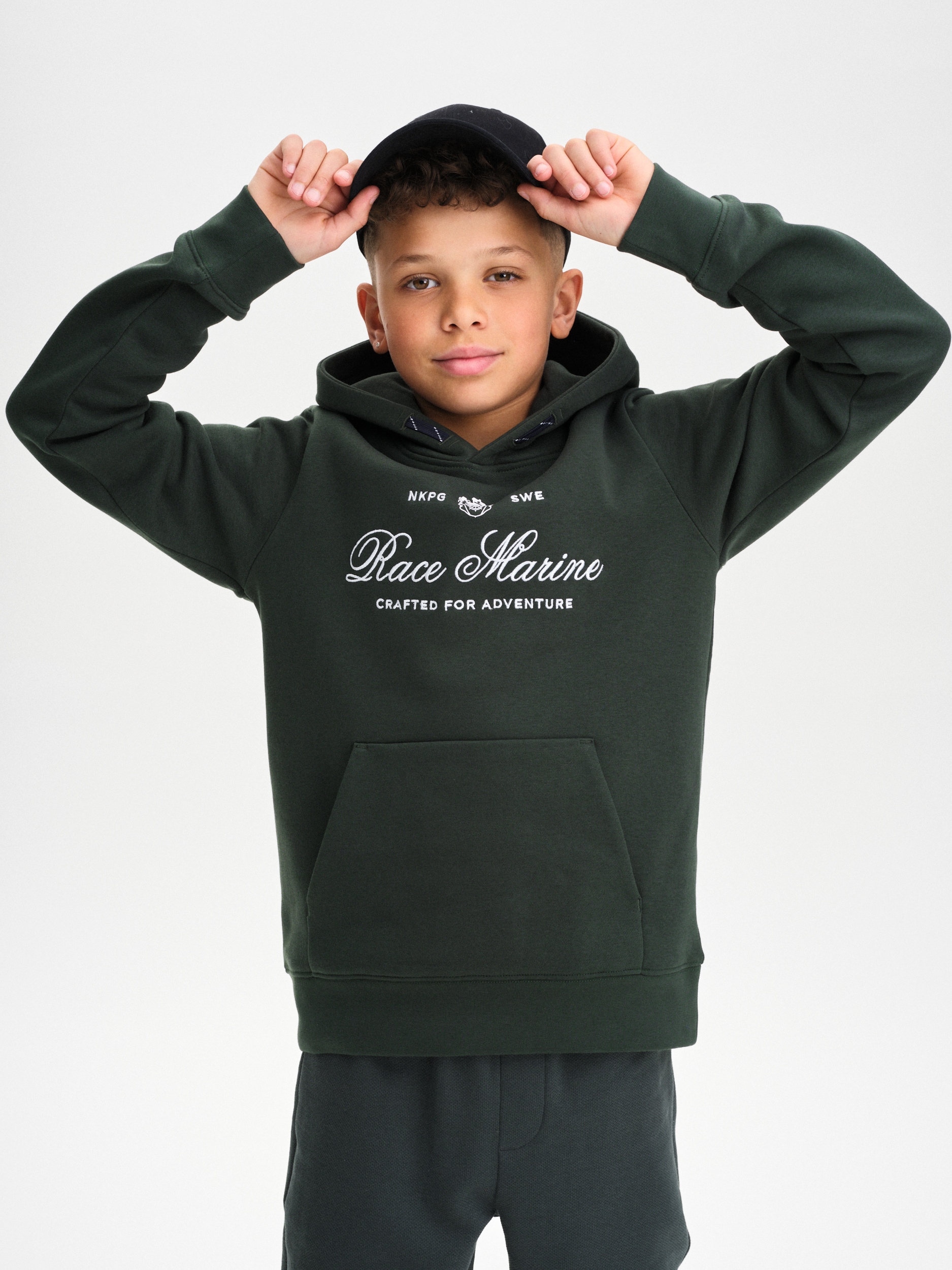 RACE MARINE, J RACE LOGO HOOD