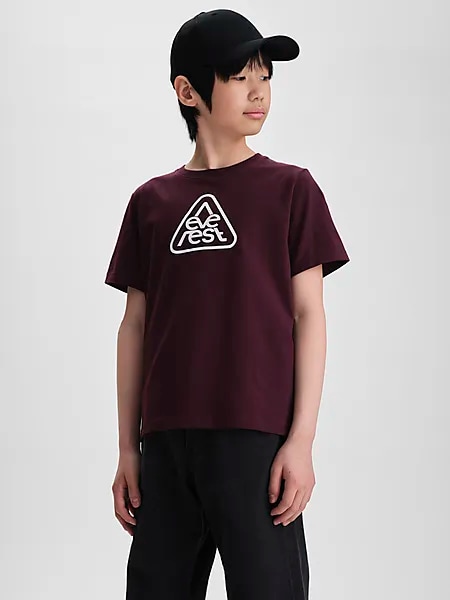 405229101101 EVEREST J Graphic Outdoor Tee 405229101101 EVEREST J Graphic Outdoor Tee Model01 Detail