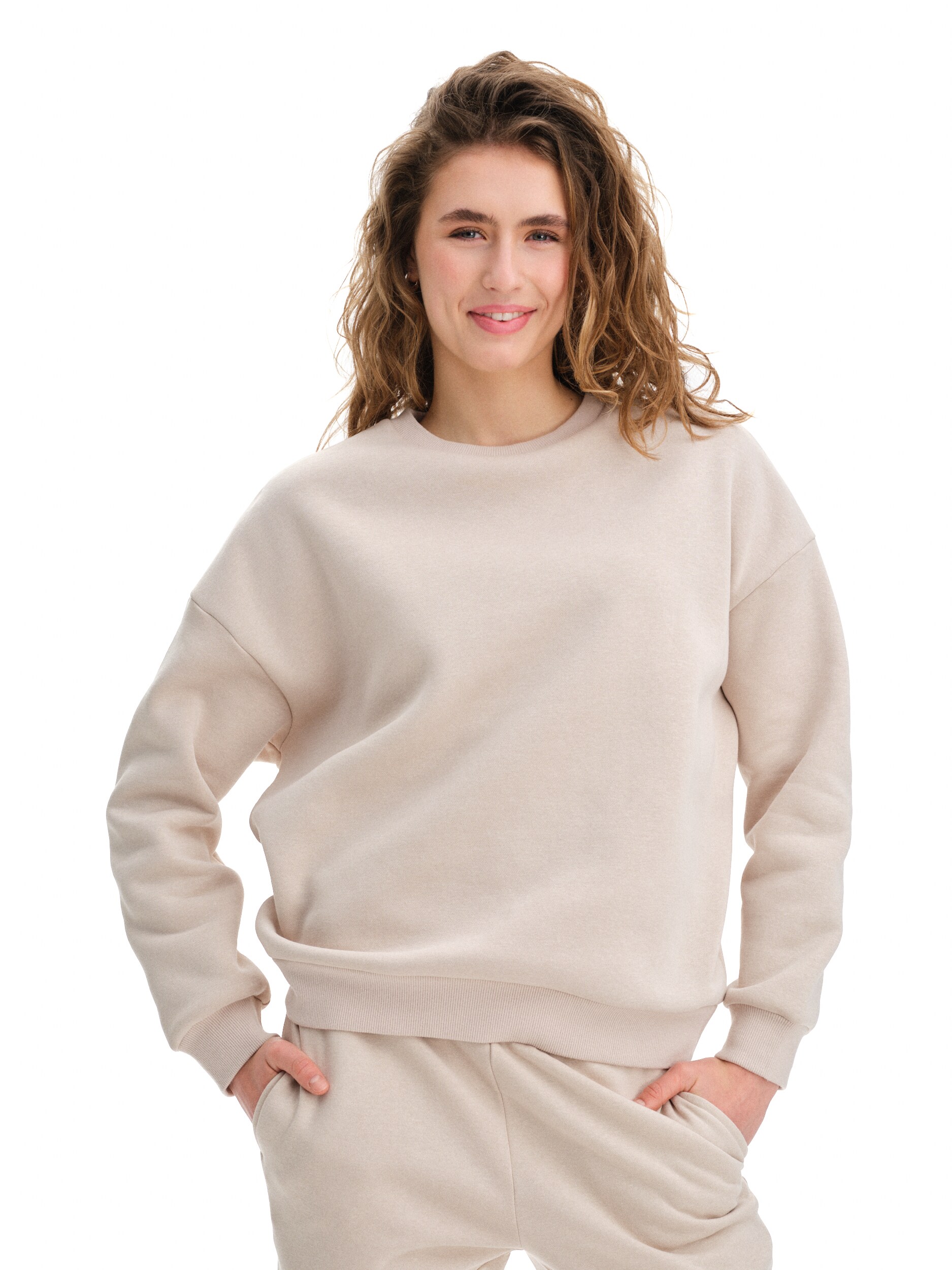 
TAKEOFF, 
Basic Crewneck W, 
Detail 1
