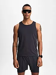M RUN AIRY SINGLET - NEARLY BLACK Model01 Small1x1