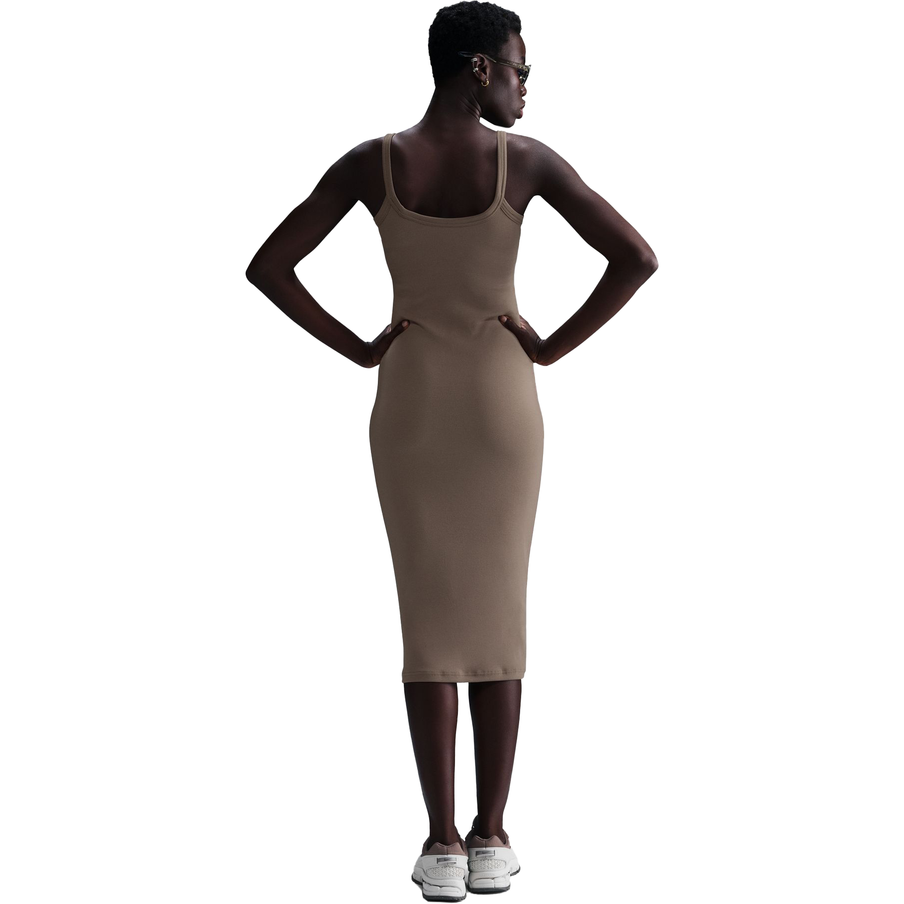 NIKE, W Chill Knt Mrib Tnk Dress