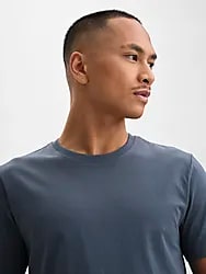 M REGULAR FIT TEE - SLATE BLUE Model01 Small1x1