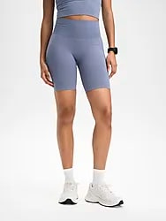 W SEAMLESS GRID SHORTS - PURPLE WIND Model01 Small1x1