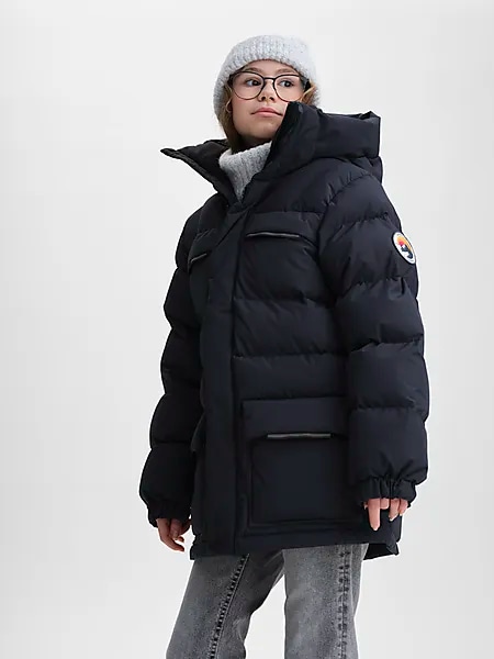 405478101101 EVEREST Arctic Parka, vadderad parkasjacka, junior 405478101101 EVEREST Arctic Parka, vadderad parkasjacka, junior Model01 Detail