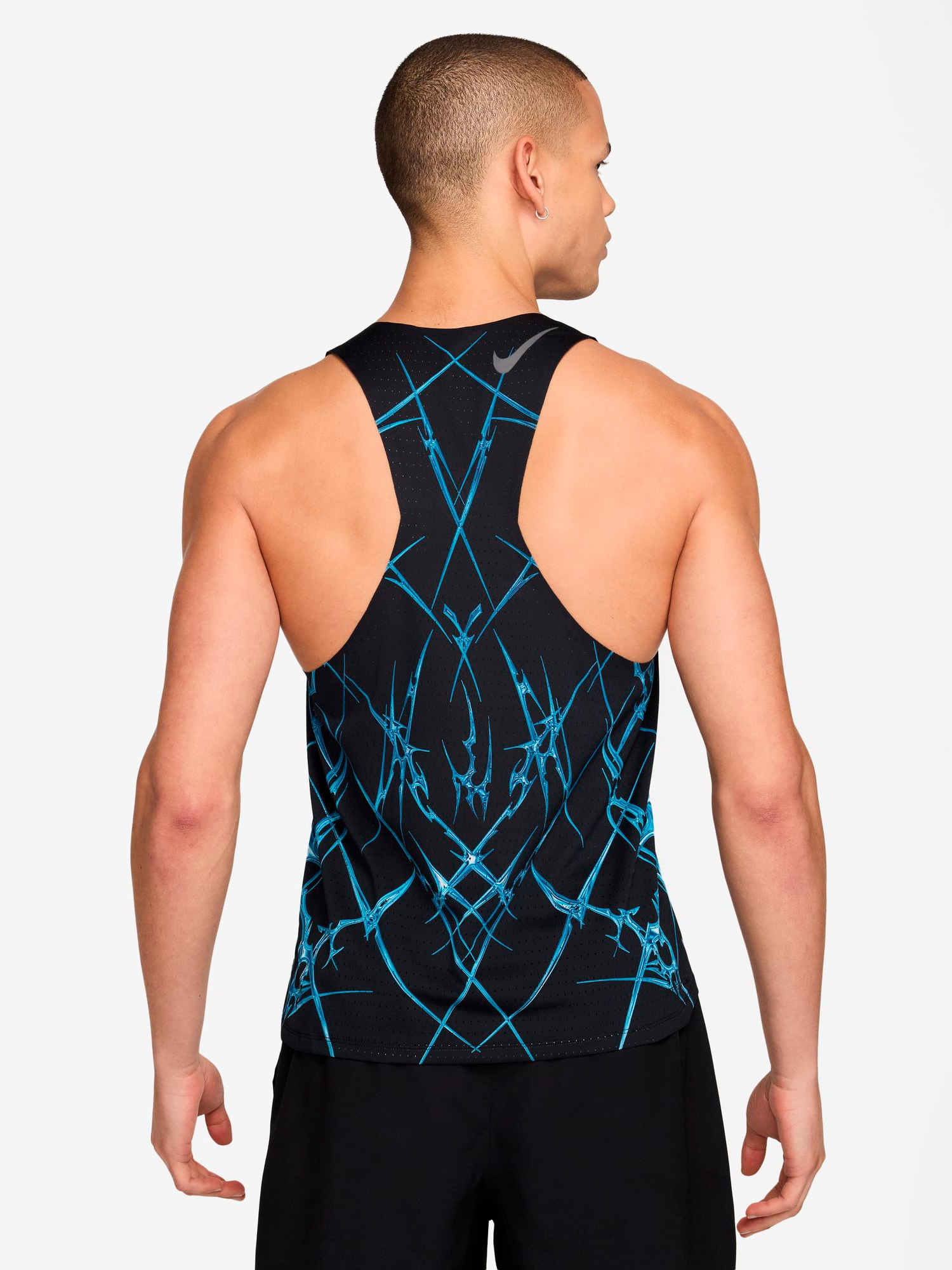 NIKE, M NIKE AEROSWIFT MEN'S DRI-FIT ADV PRINTED SINGLET