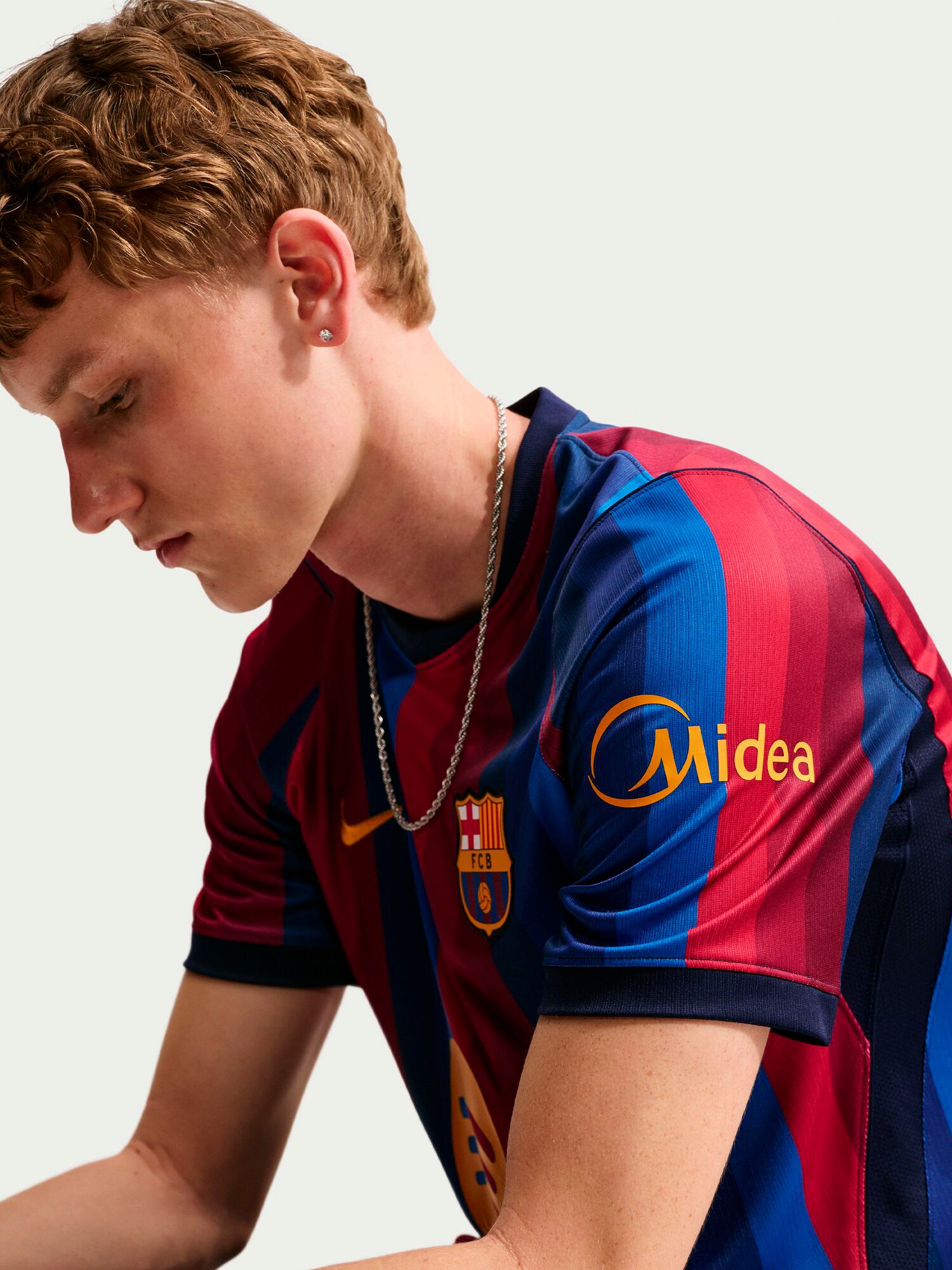 NIKE, FCB M NK DF JSY SS STAD HM