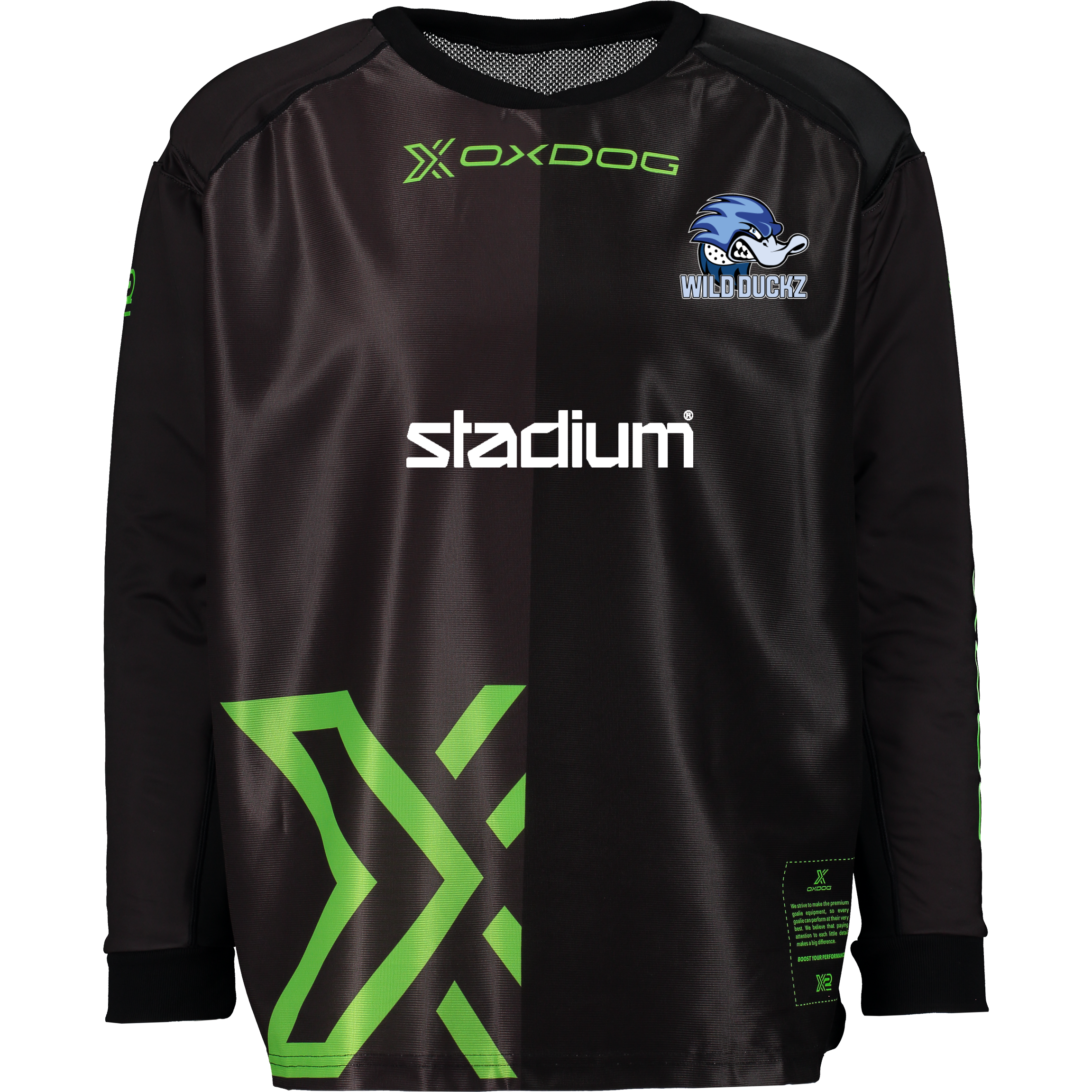 
OXDOG, 
X2 Goalie Shirt Jr, 
Detail 1
