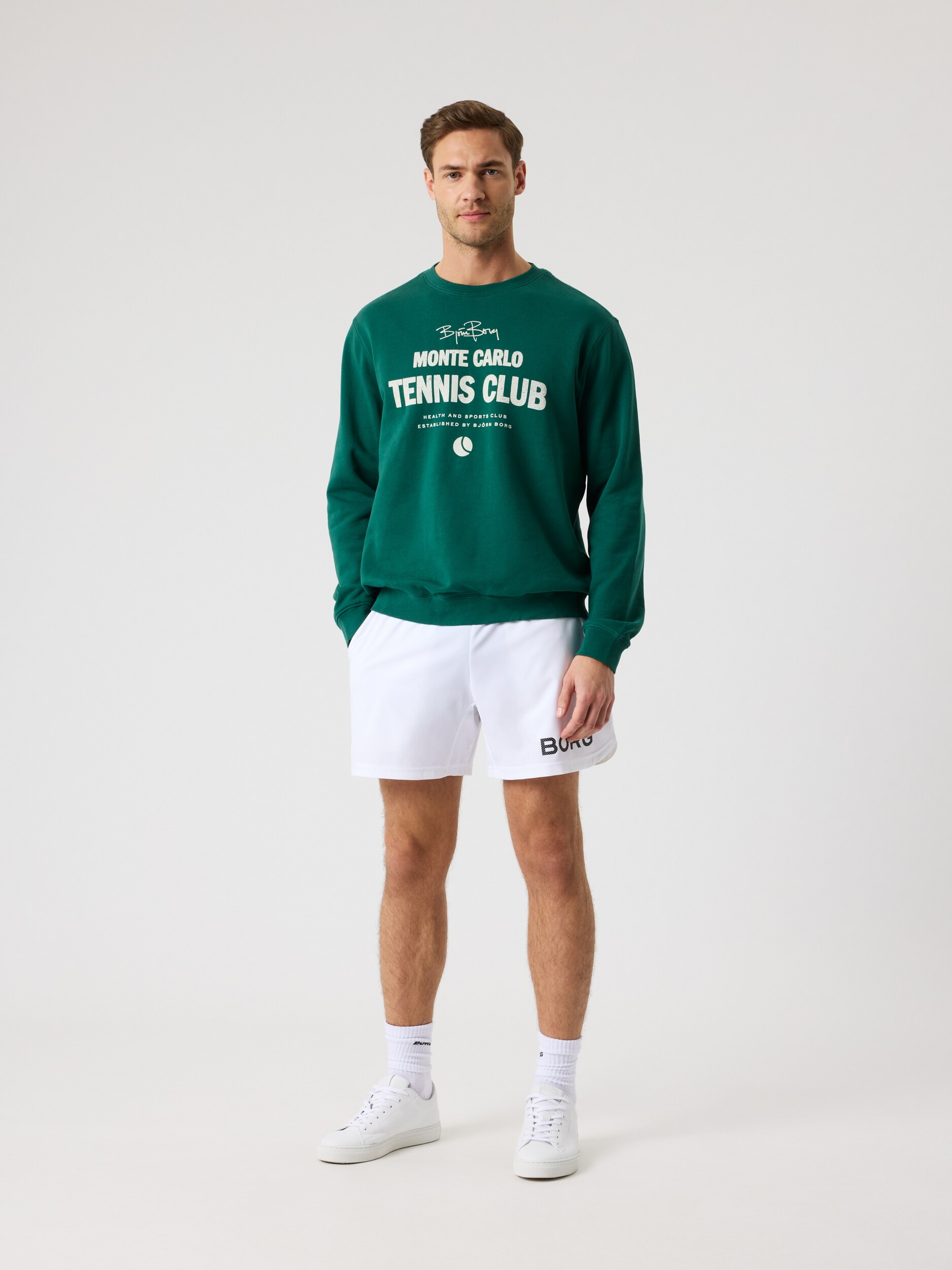 BJ&Ouml;RN BORG, M BORG CLASSIC PRINT SWEATSHIRT