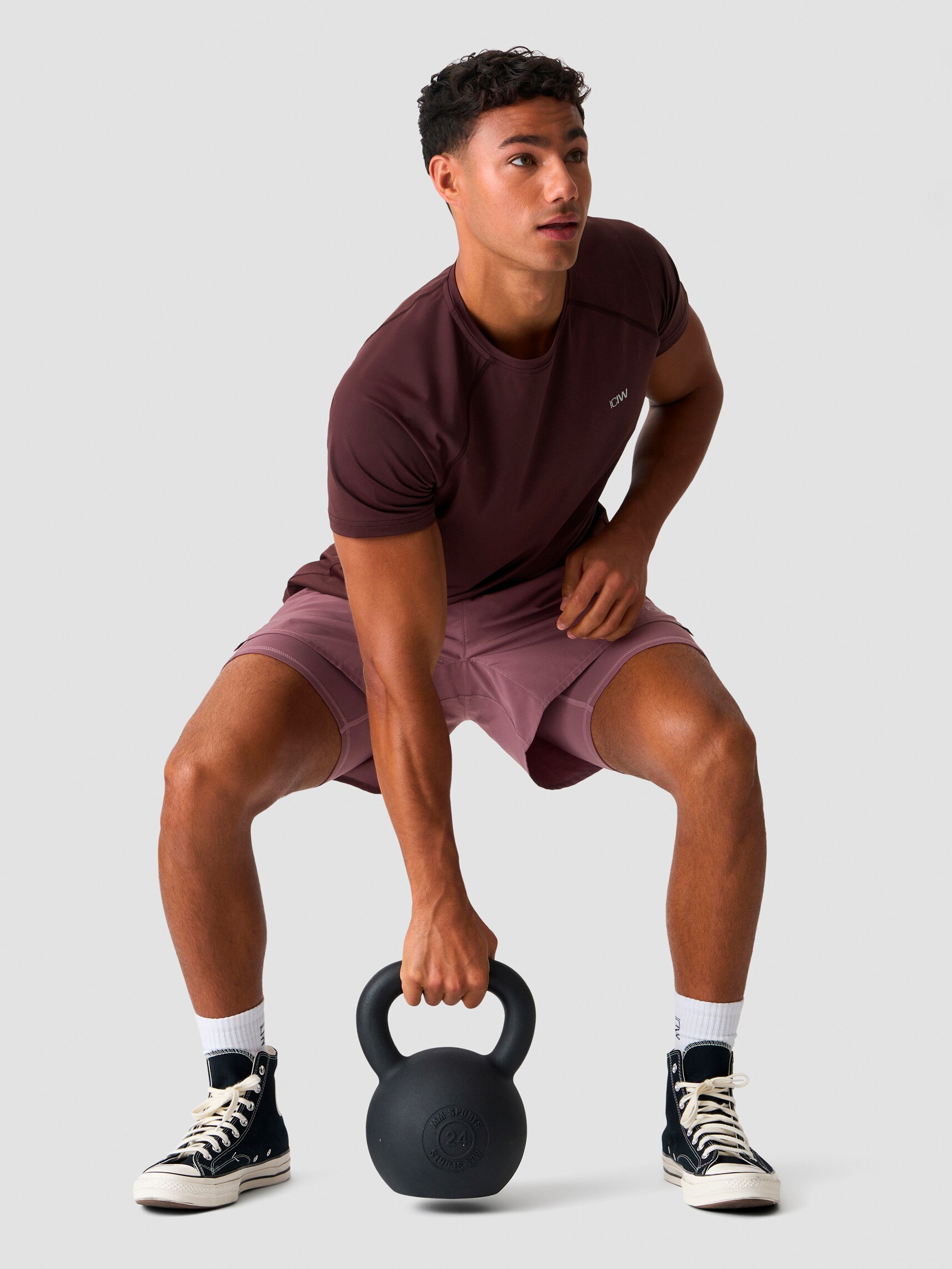 ICANIWILL, M WORKOUT MELANGE T-SHIRT