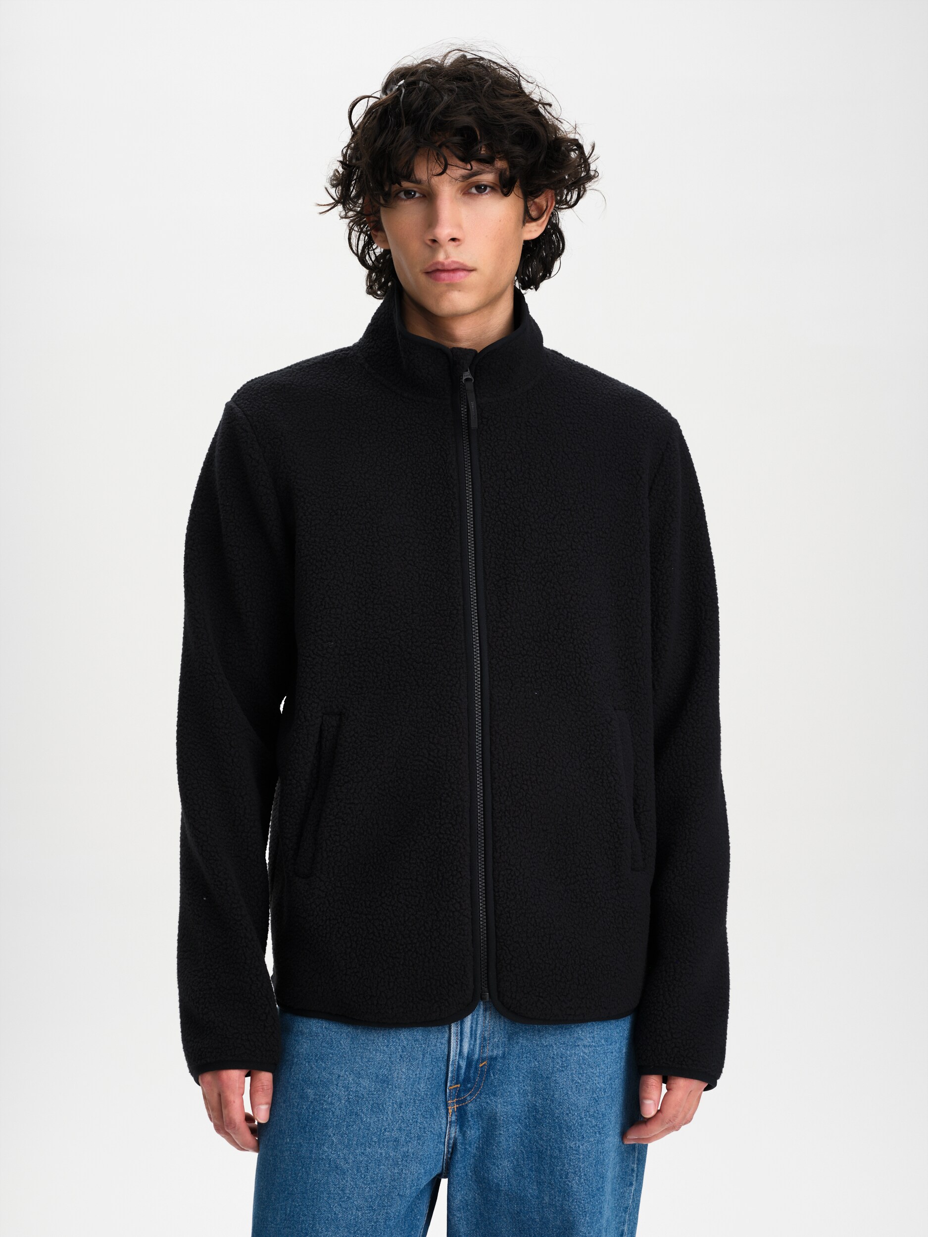 
EVEREST, 
M Pile Zip Shirt, 
Detail 1
