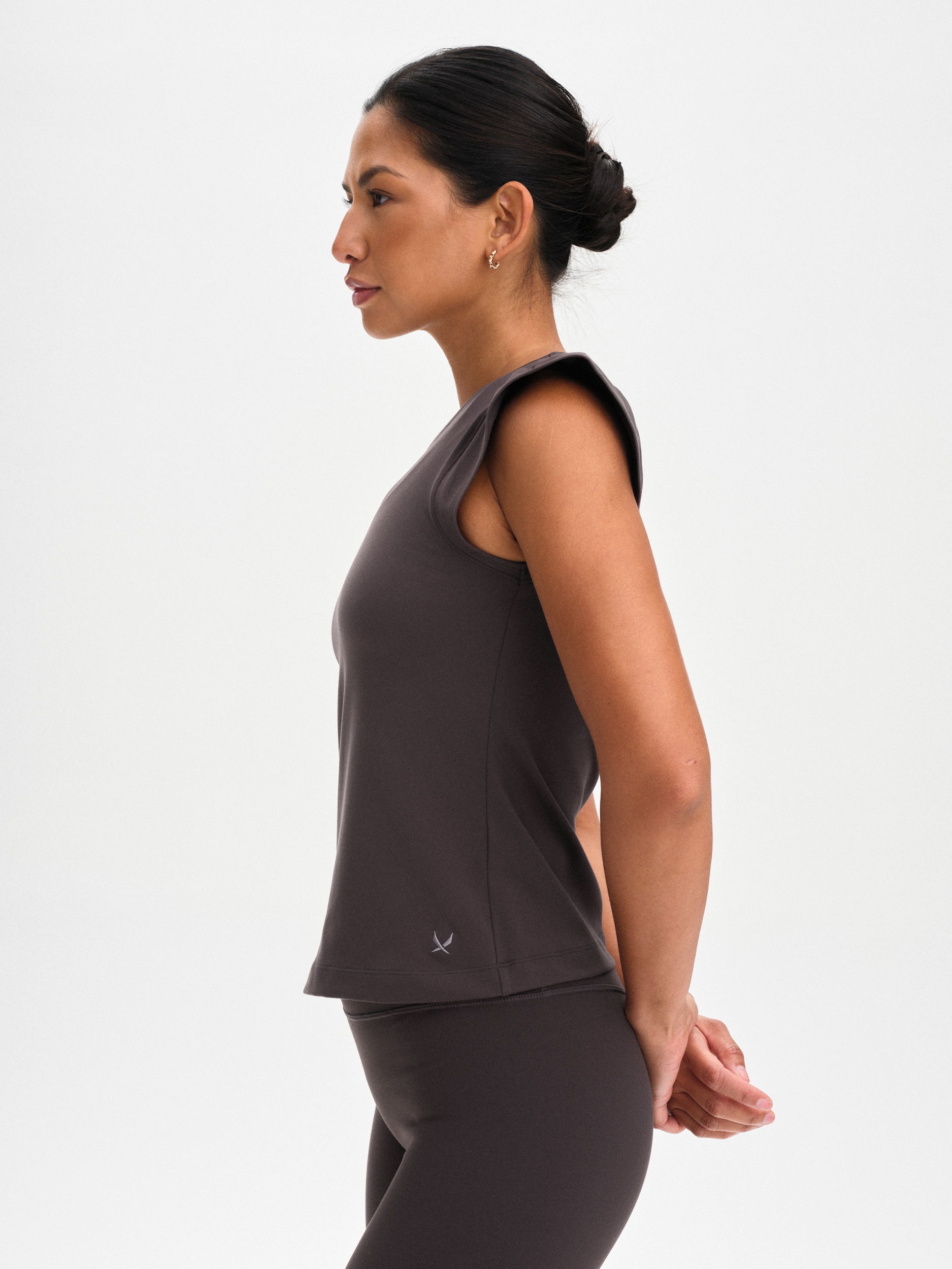 SOC, W Soft Fitness Frill Top