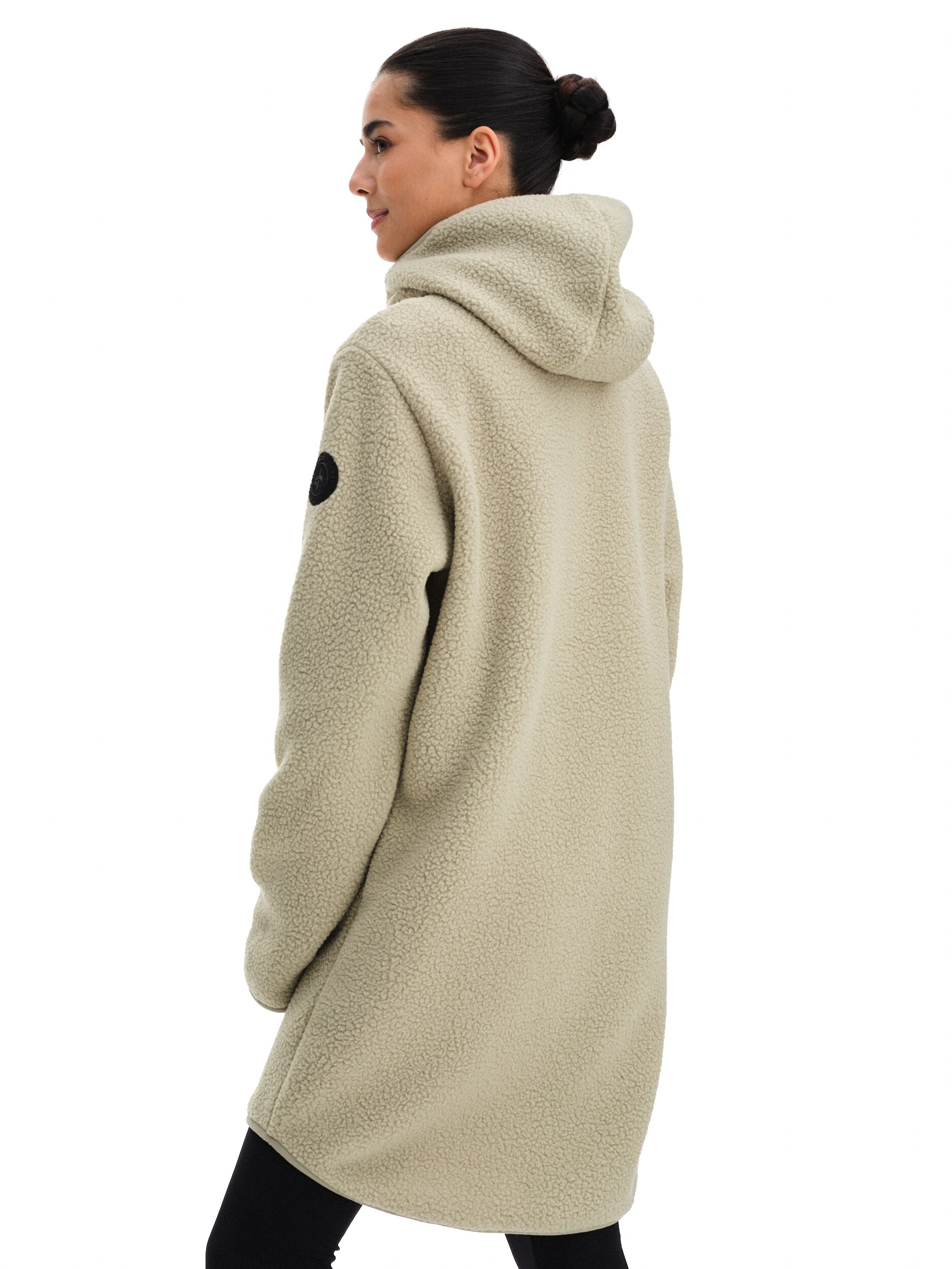 CROSS SPORTSWEAR, Long Pile Hood, l&aring;ng fleecetr&ouml;ja, dam