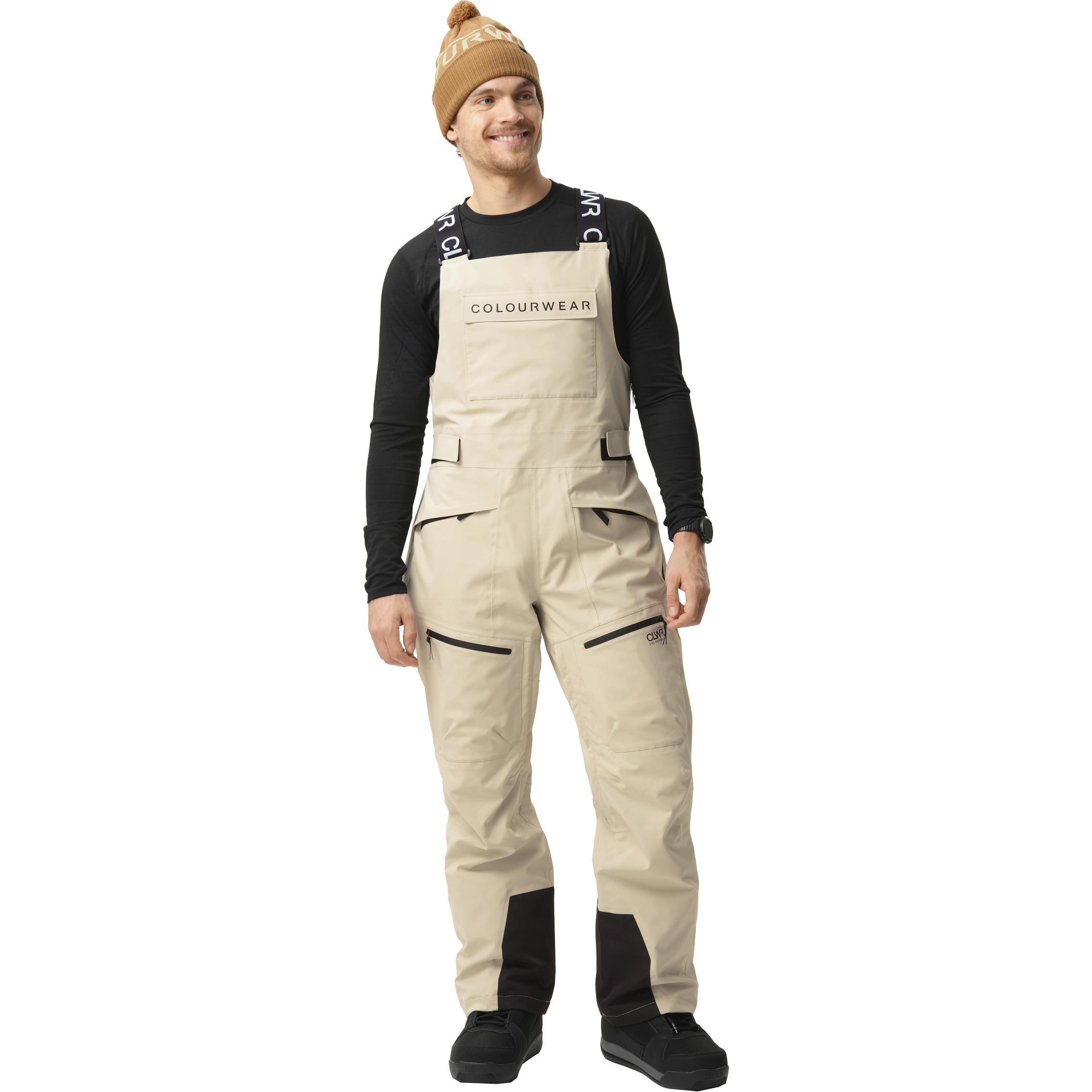 
COLOUR WEAR, 
M Transfer Bib Pants, 
Detail 1
