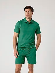 BORG GOLF POLO SHIRT - VERDANT GREEN Model01 Small1x1