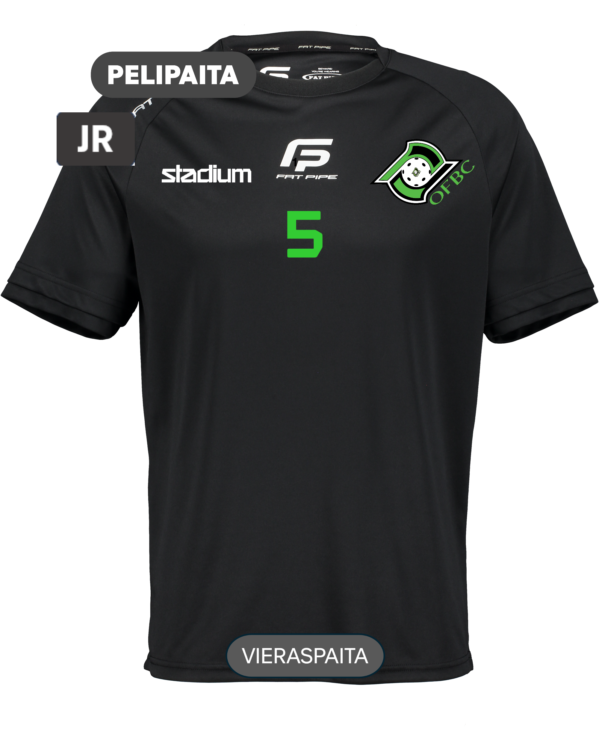 
FATPIPE, 
Fast Player Tee Jr, 
Detail 1
