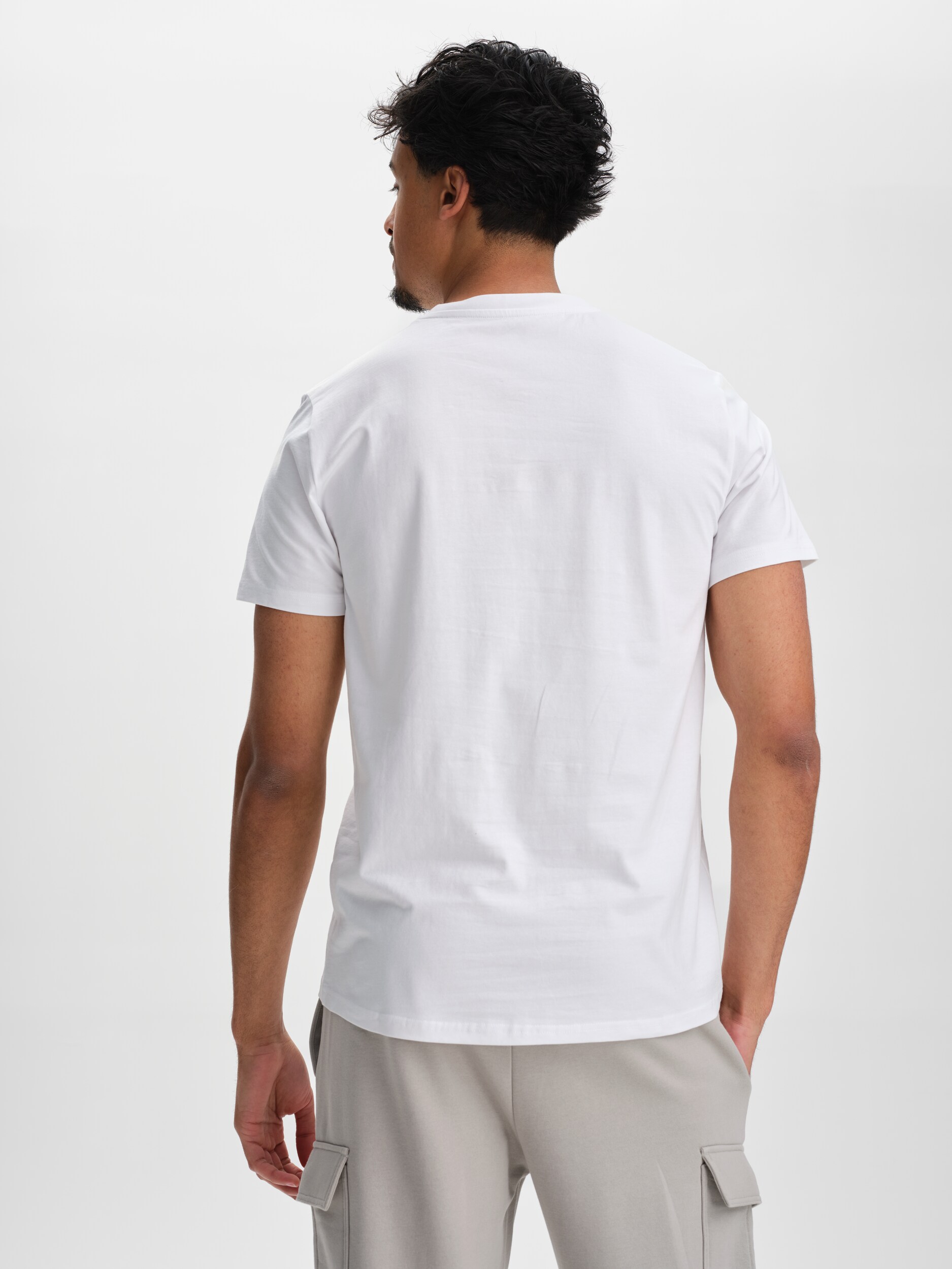 SOC, M SLIM FIT V-NECK TEE