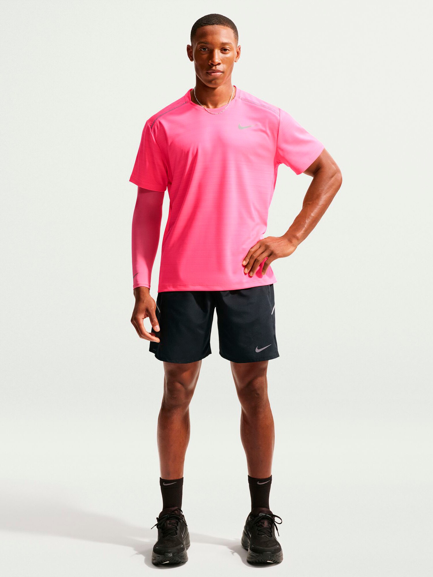 NIKE, M NIKE MILER DRI-FIT SHORTS 7" UNLINED RUNNING SHORTS