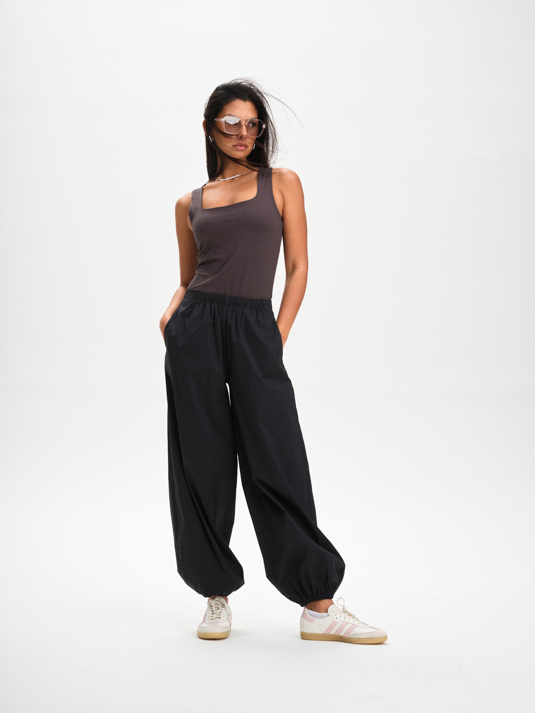 SOC, W WOVEN BALLOON PANT