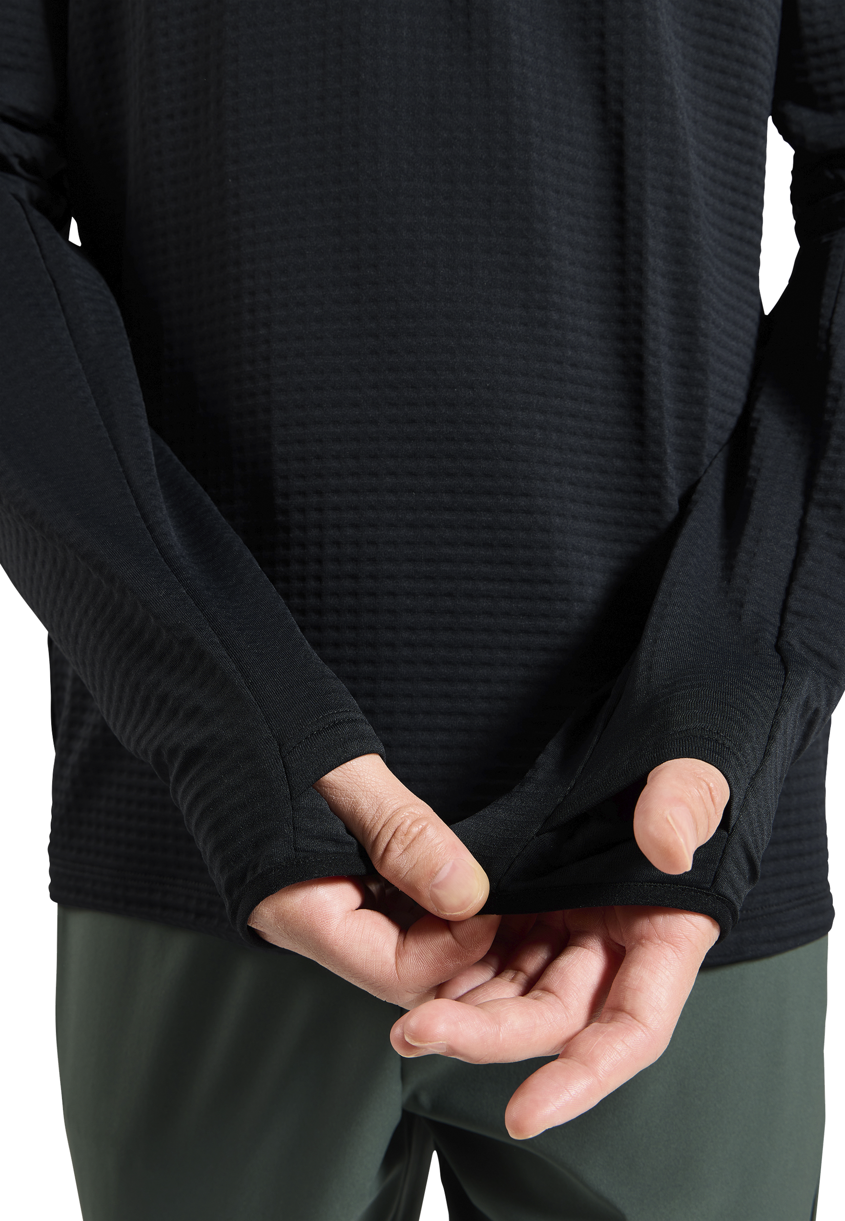 ODLO, M ESSENTIAL THERMAL MID LAYER 1/2 ZIP