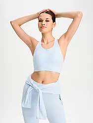 W Medium Lasercut Bra - ICE BLUE Model01 Small1x1